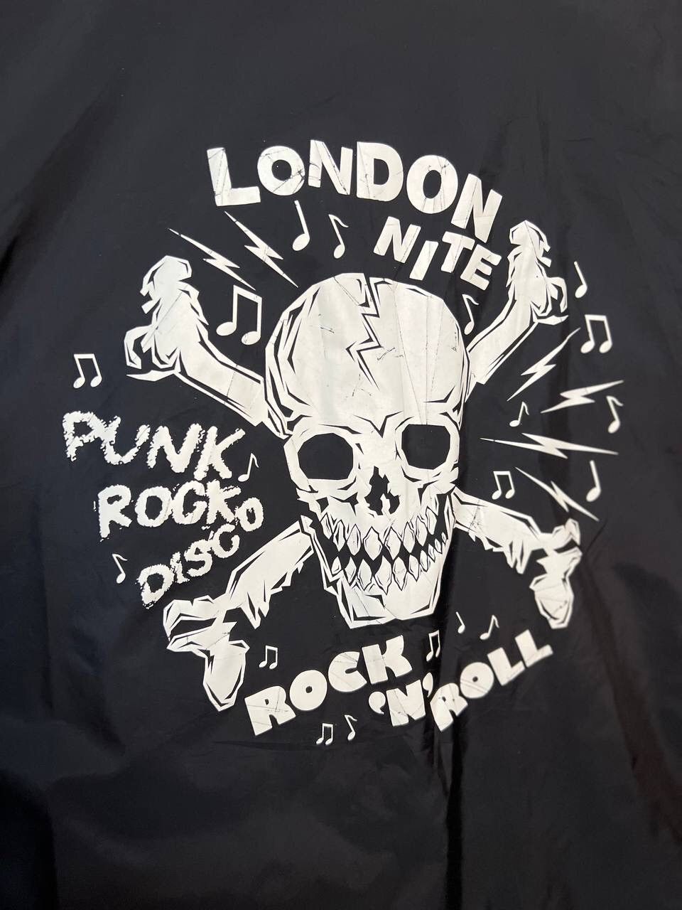 Vintage VINTAGE SKULL LONDON NITE PUNK ROCK DISCO WINDBREAKER Size US M / EU 48-50 / 2 - 7 Thumbnail