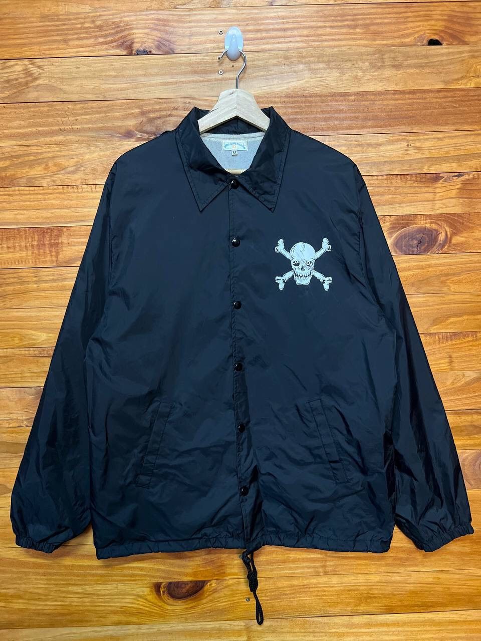 Vintage VINTAGE SKULL LONDON NITE PUNK ROCK DISCO WINDBREAKER Size US M / EU 48-50 / 2 - 2 Thumbnail