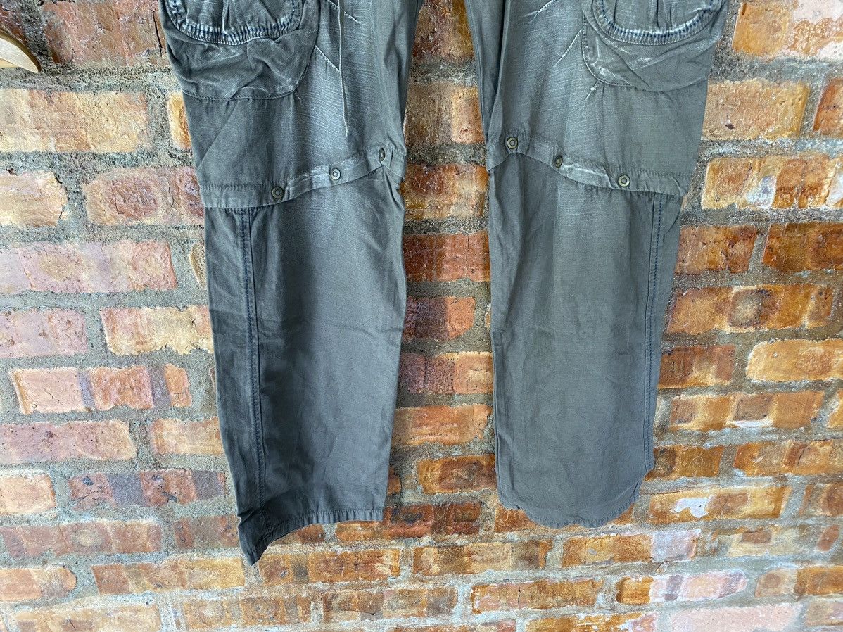 Marithe + Francois Girbaud Vtg MFG Wash Bondage multipocket cargos removeabe leg Size US 34 / EU 50 - 6 Thumbnail