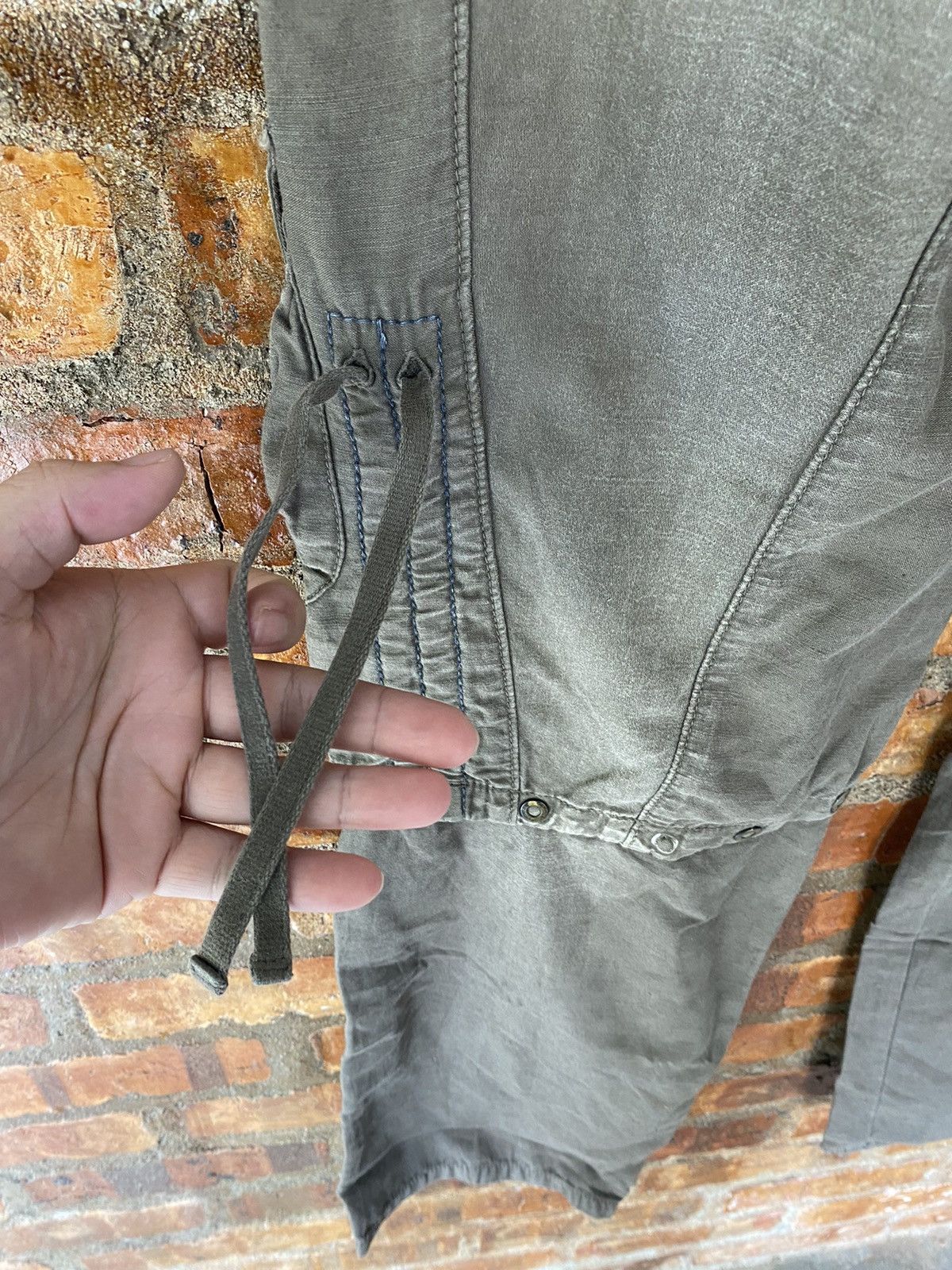 Marithe + Francois Girbaud Vtg MFG Wash Bondage multipocket cargos removeabe leg Size US 34 / EU 50 - 15 Thumbnail