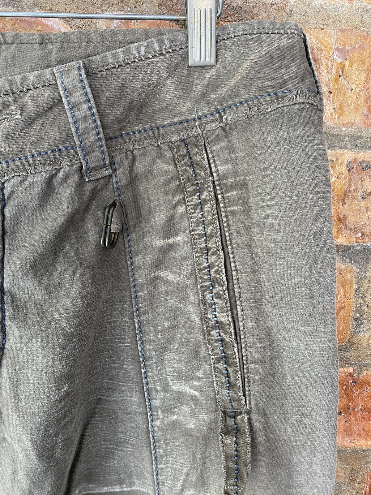 Marithe + Francois Girbaud Vtg MFG Wash Bondage multipocket cargos removeabe leg Size US 34 / EU 50 - 10 Thumbnail