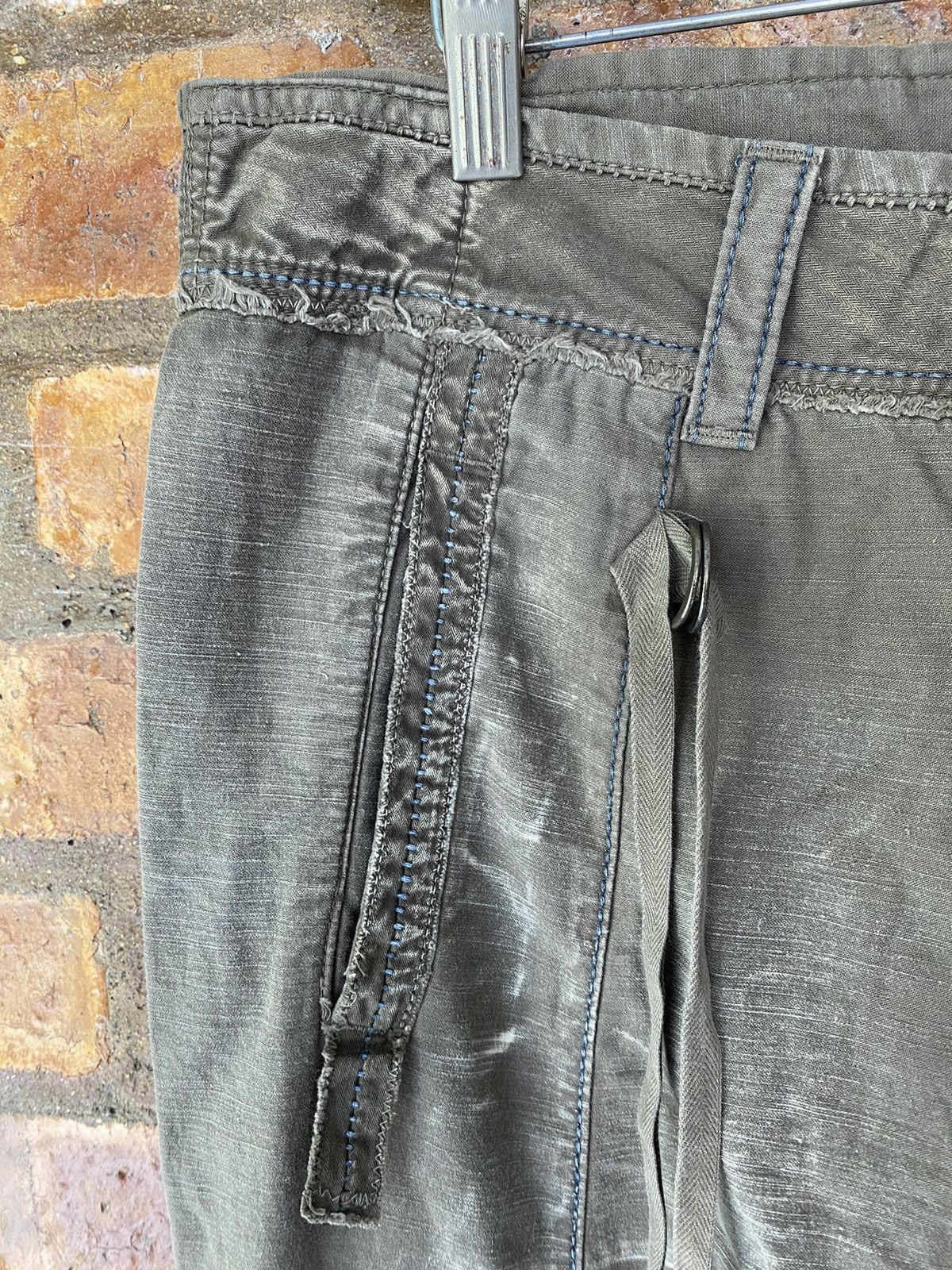 Marithe + Francois Girbaud Vtg MFG Wash Bondage multipocket cargos removeabe leg Size US 34 / EU 50 - 8 Thumbnail