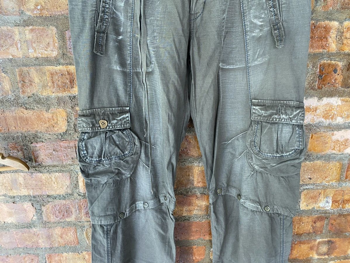Marithe + Francois Girbaud Vtg MFG Wash Bondage multipocket cargos removeabe leg Size US 34 / EU 50 - 5 Thumbnail