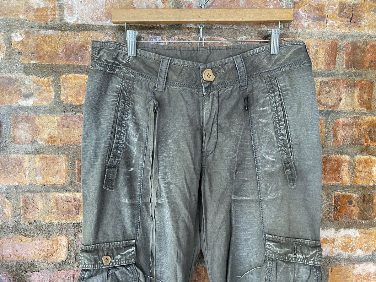 Marithe + Francois Girbaud Vtg MFG Wash Bondage multipocket cargos removeabe leg Size US 34 / EU 50 - 4 Thumbnail