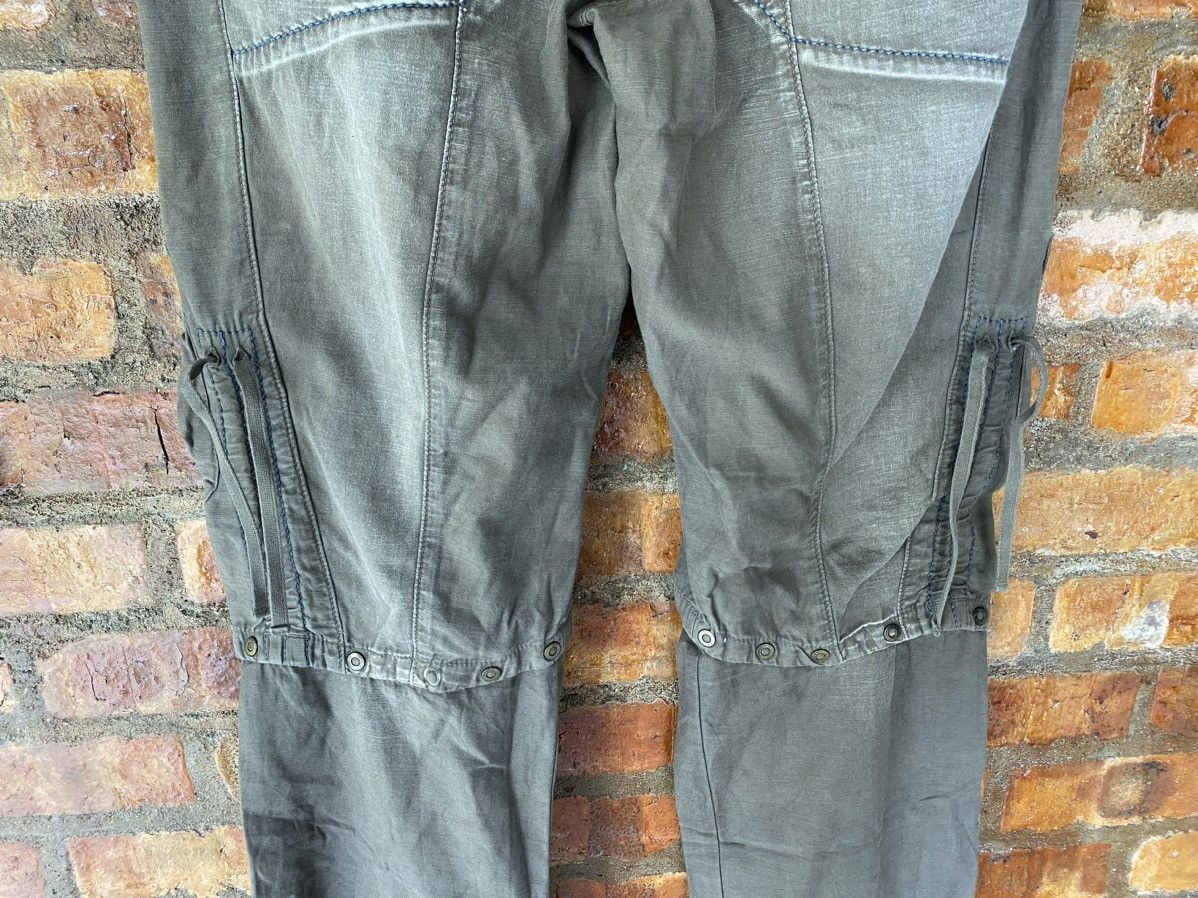 Marithe + Francois Girbaud Vtg MFG Wash Bondage multipocket cargos removeabe leg Size US 34 / EU 50 - 14 Thumbnail