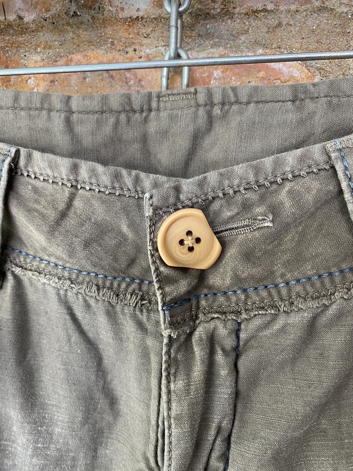 Marithe + Francois Girbaud Vtg MFG Wash Bondage multipocket cargos removeabe leg Size US 34 / EU 50 - 11 Thumbnail