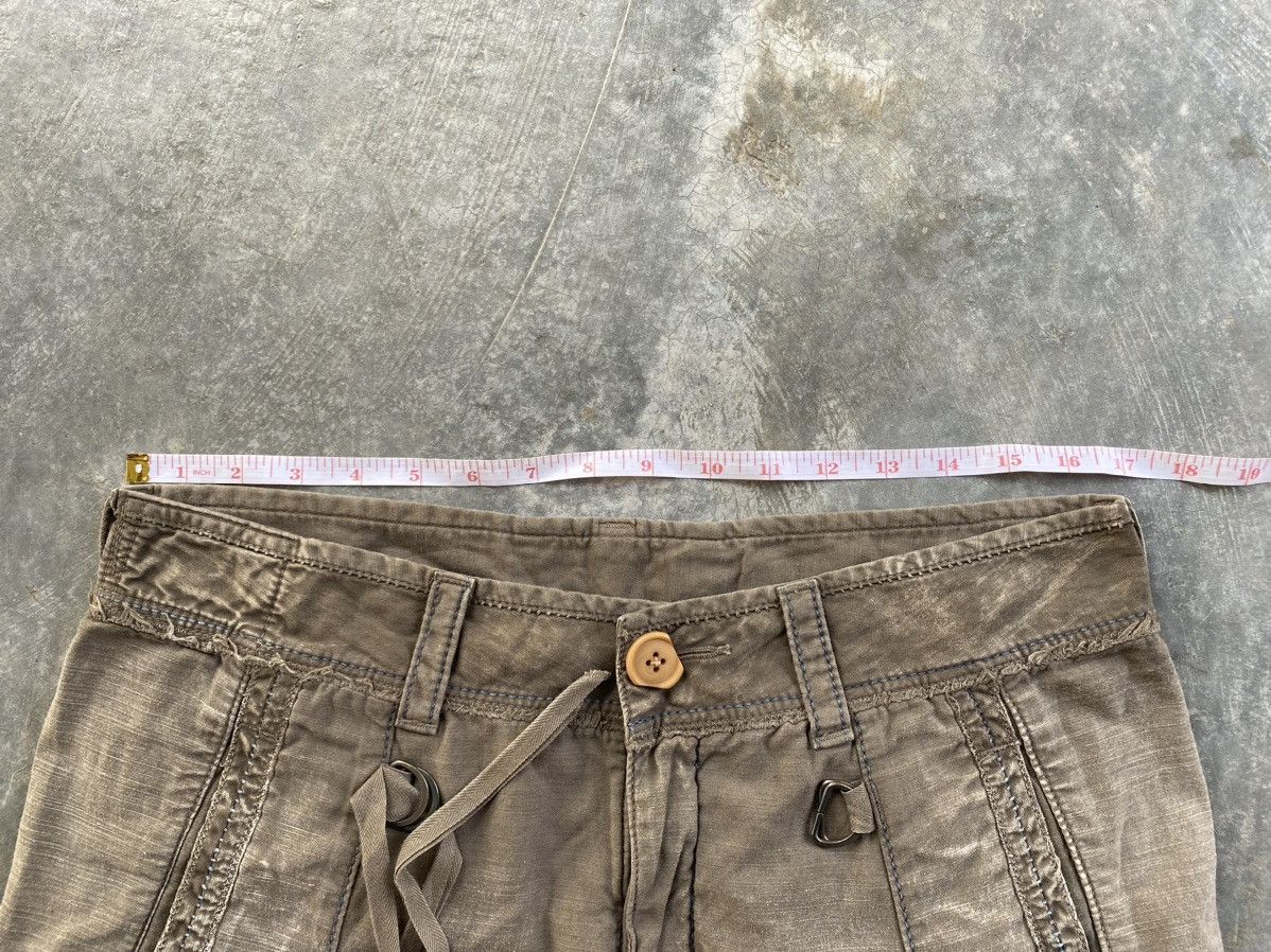 Marithe + Francois Girbaud Vtg MFG Wash Bondage multipocket cargos removeabe leg Size US 34 / EU 50 - 19 Thumbnail