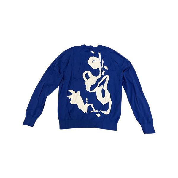 Louis Vuitton Malletier scribble intarsia knit sweater Grailed