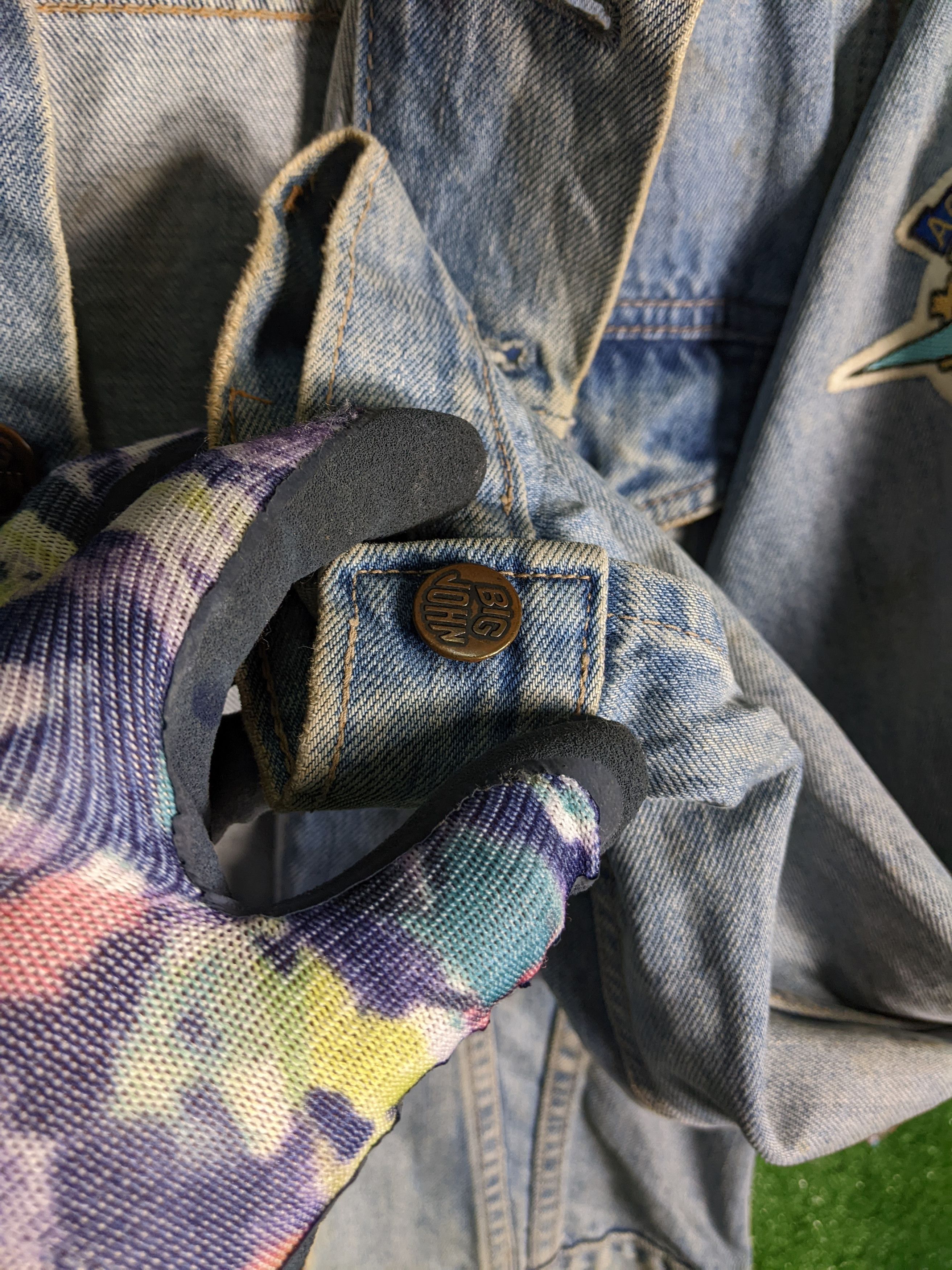 Big John × Vintage BIG JOHN DENIM BUTTOM JACKET Size US L / EU 52-54 / 3 - 4 Thumbnail