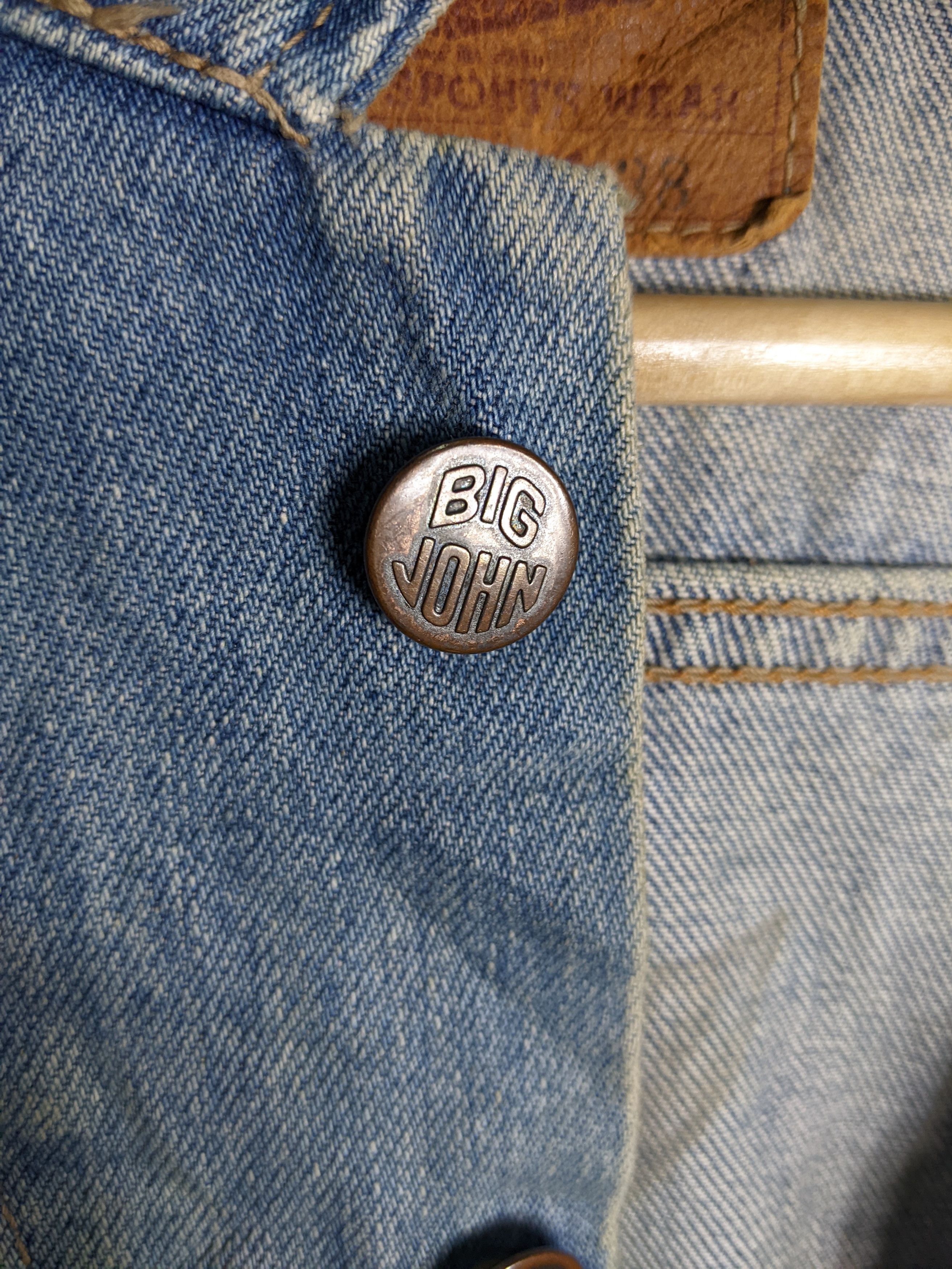 Big John × Vintage BIG JOHN DENIM BUTTOM JACKET Size US L / EU 52-54 / 3 - 6 Thumbnail