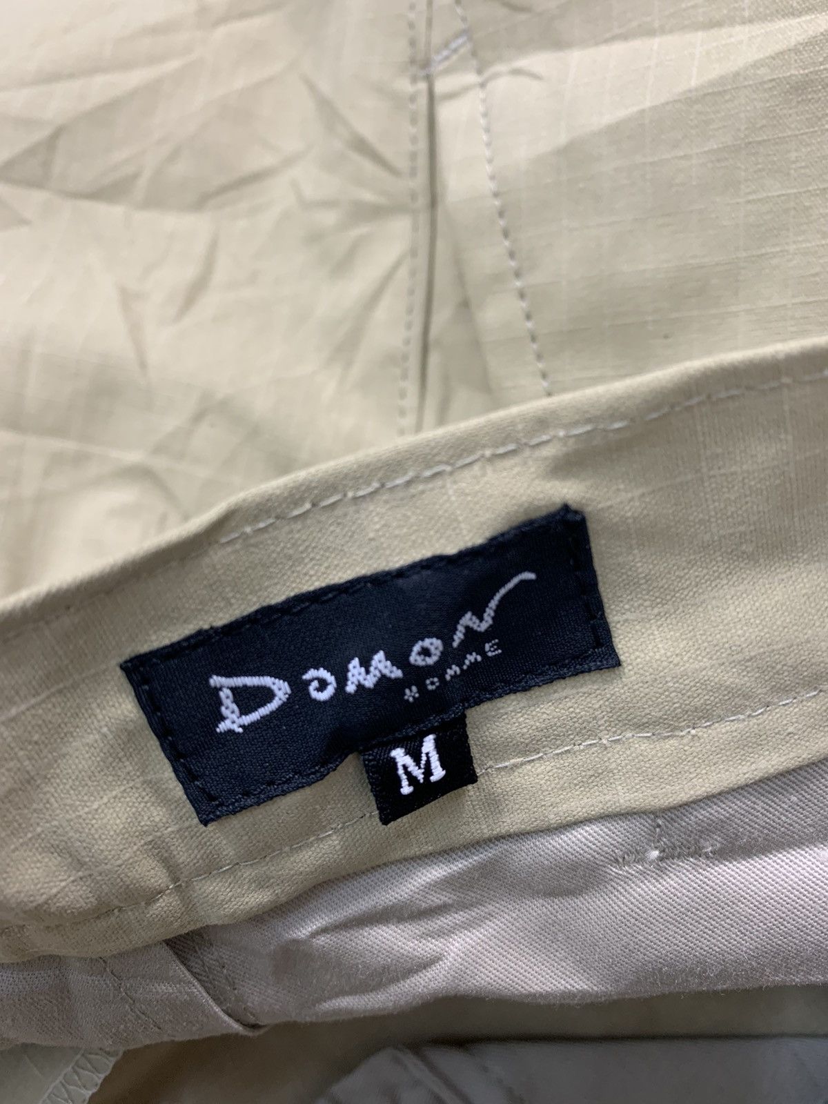 Vintage 90s Damon Homme Italy Casual Trouser Pant Khakis Workwear Size US 28 / EU 44 - 6 Thumbnail