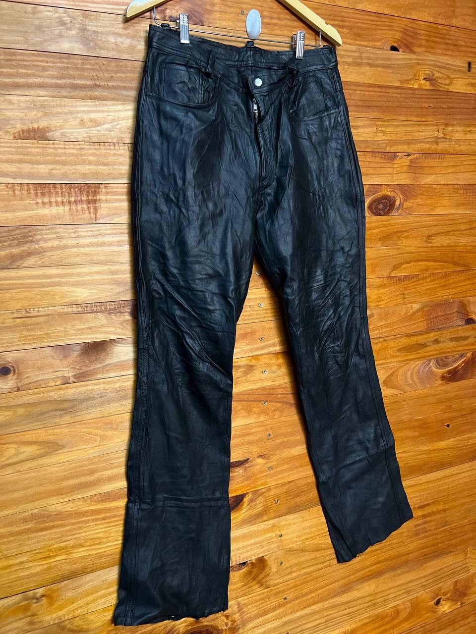 Genuine Leather UNION MADE LEATHER PANTS SIZE 34 Size US 34 / EU 50 - 2 Thumbnail