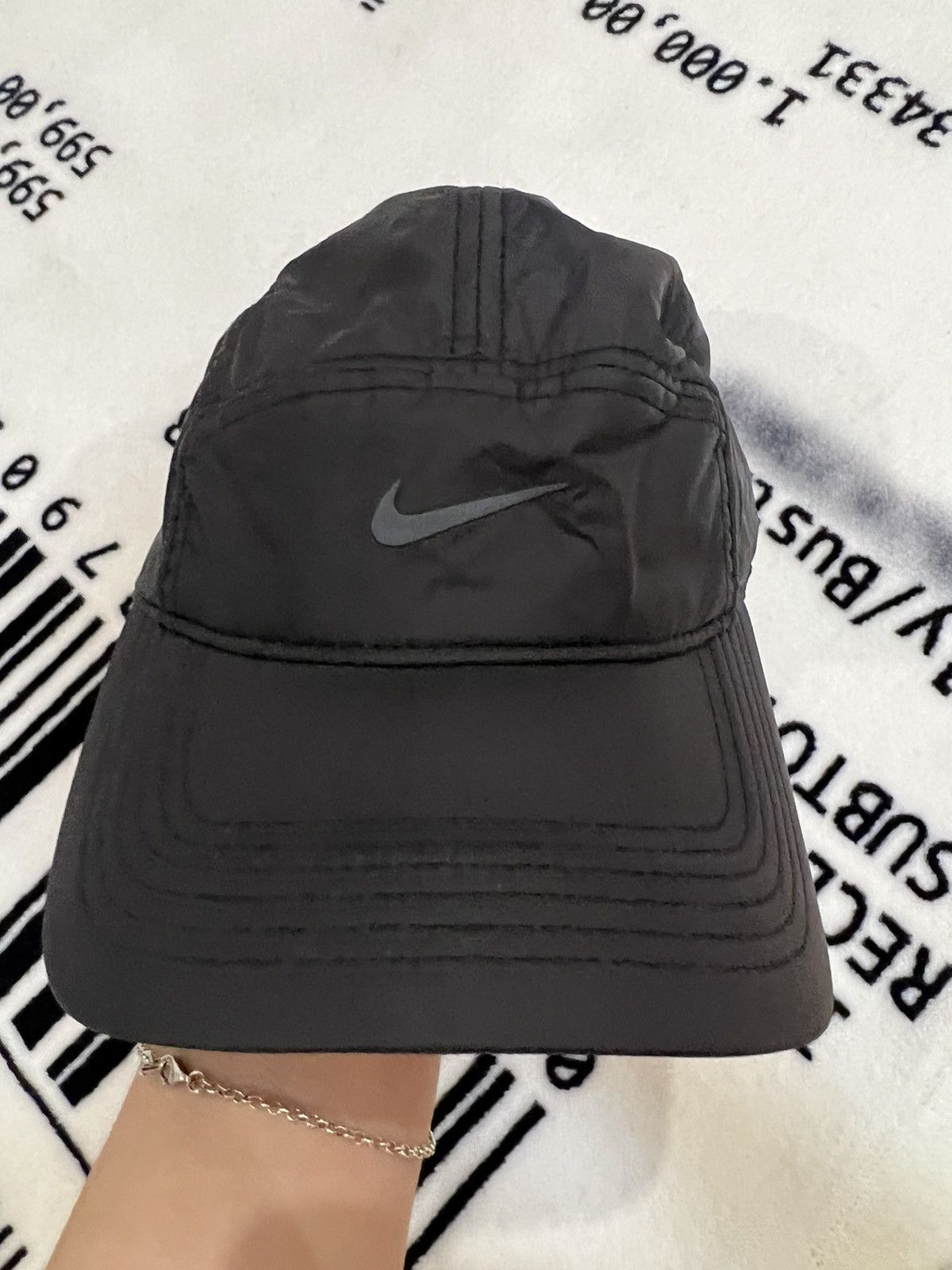 image of Fear Of God x Nike Aw84 Hat in Black, Men's