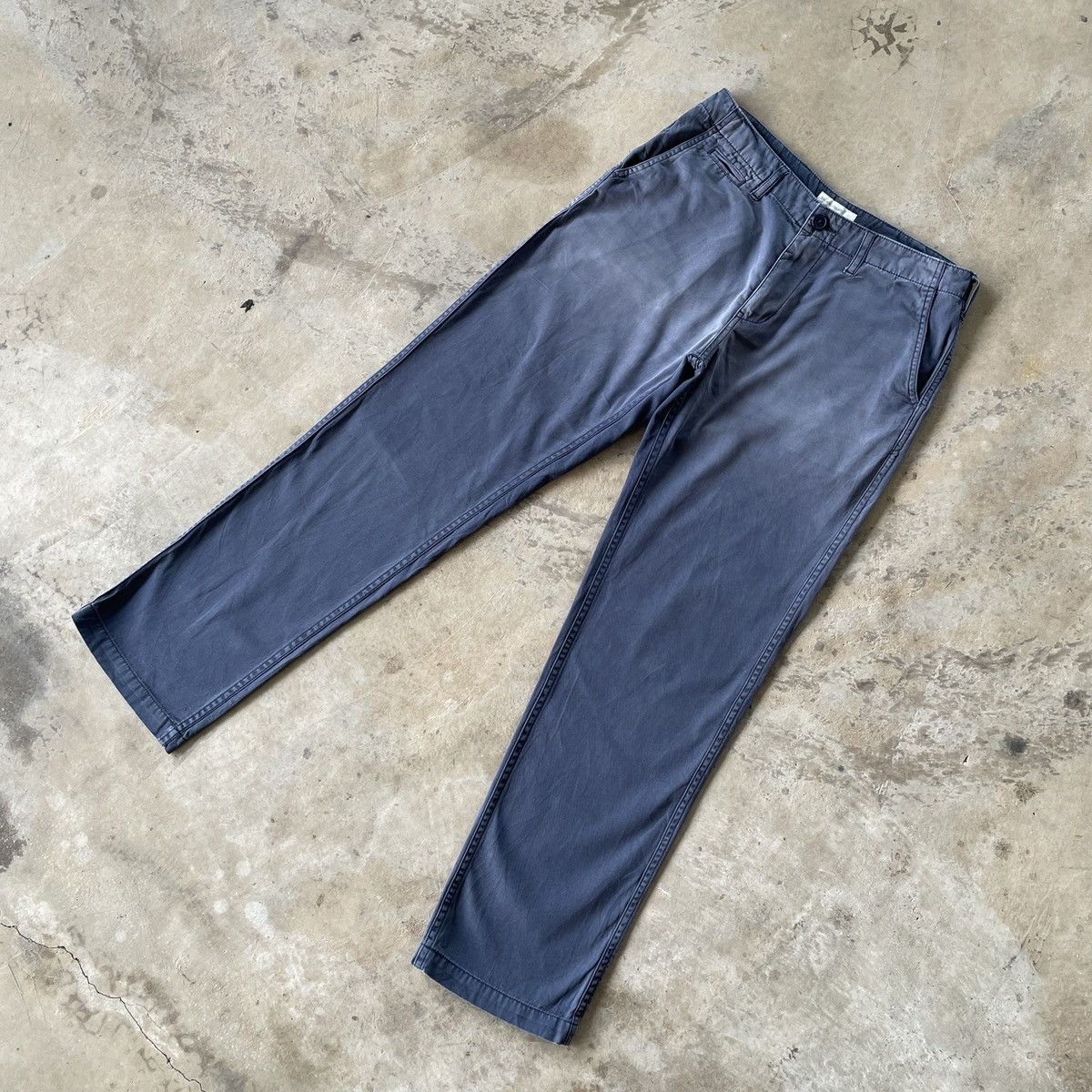 Japanese Brand W31x30💥 Vintage Back Numbers Faded Trousers Casual Pants Size US 31 - 2 Thumbnail