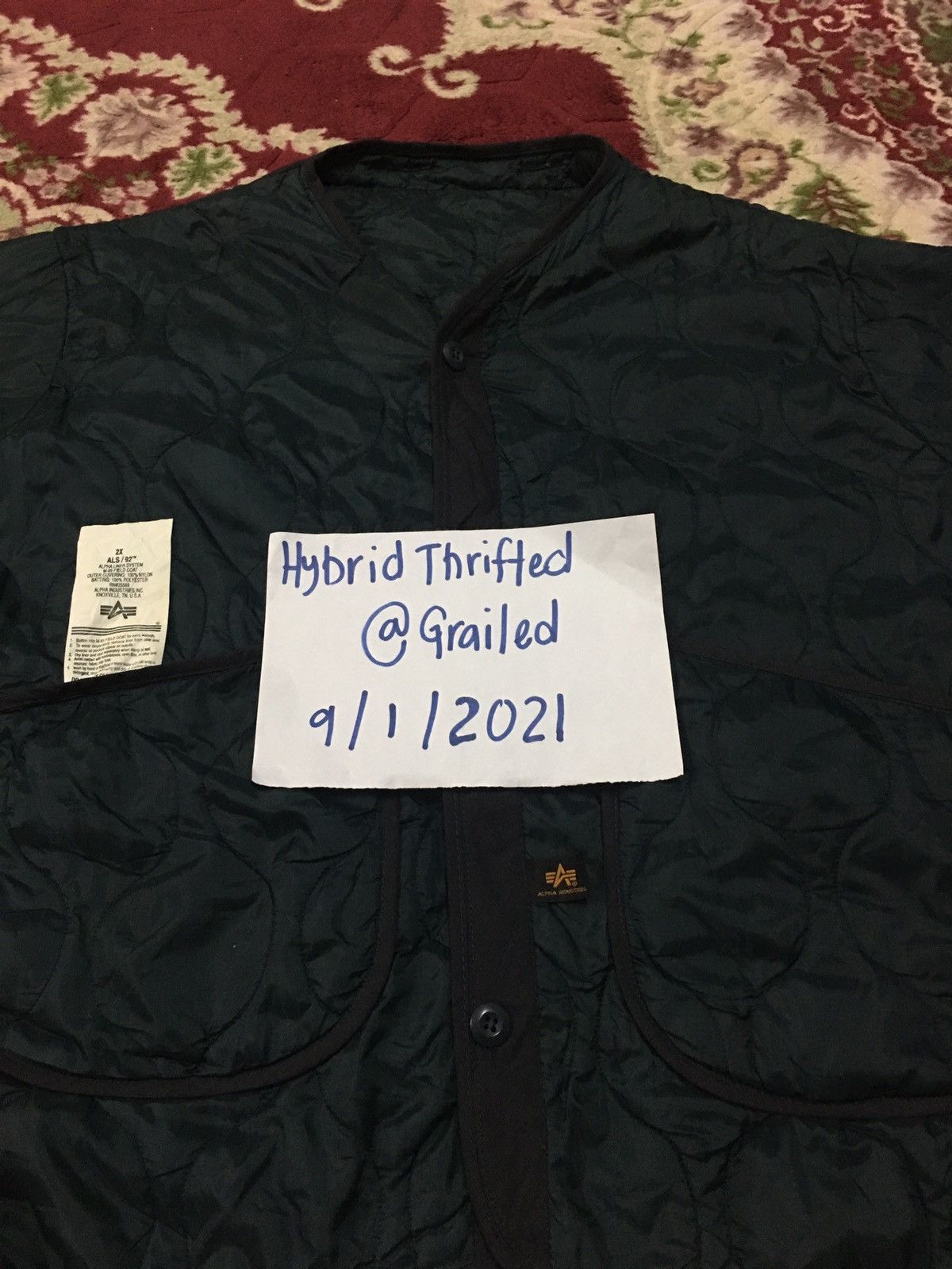 Alpha Industries VINTAGE INNER ALPHA M-65 FIELD COAT LINED SYSTEM Size US XL / EU 56 / 4 - 14 Thumbnail