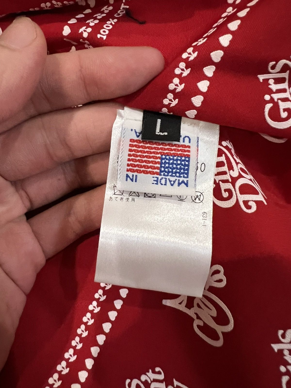 Cherry LA × Girls Don't Cry Bandana lining work jacket Size US L / EU 52-54 / 3 - 7 Thumbnail