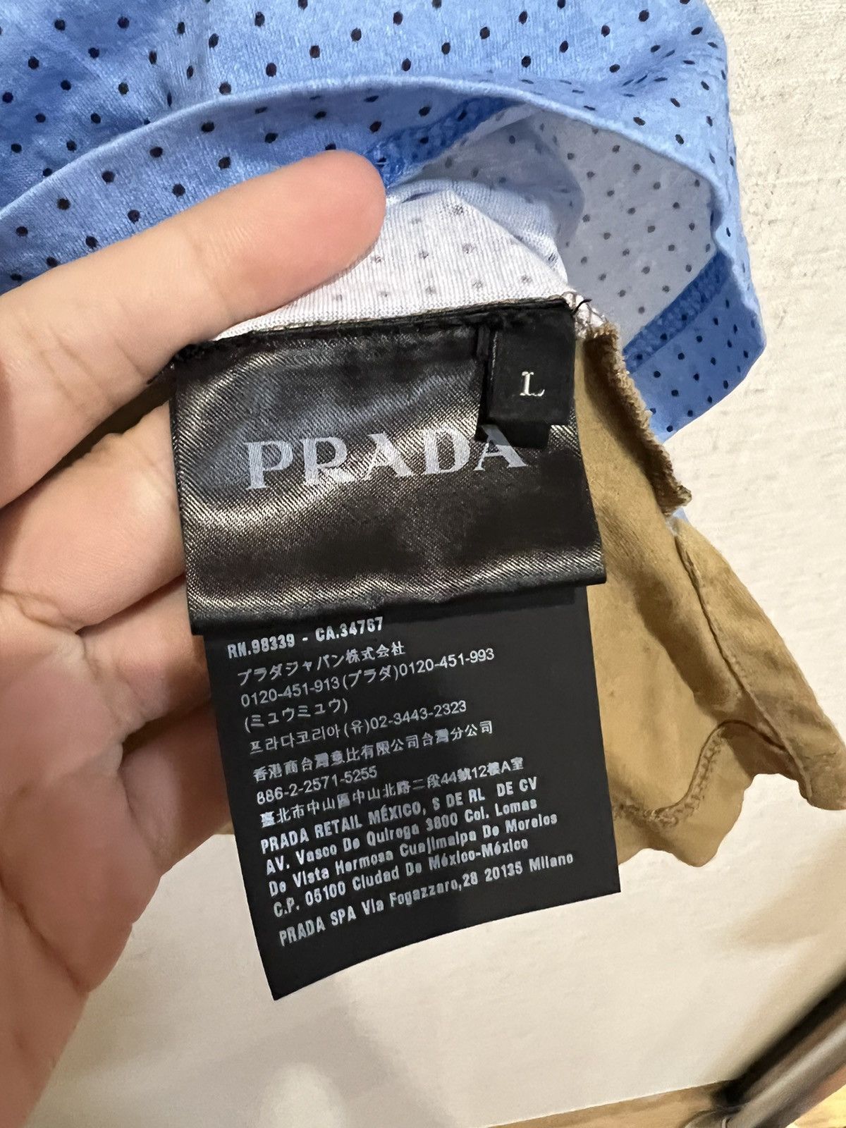 Panel color block triangle logo tee