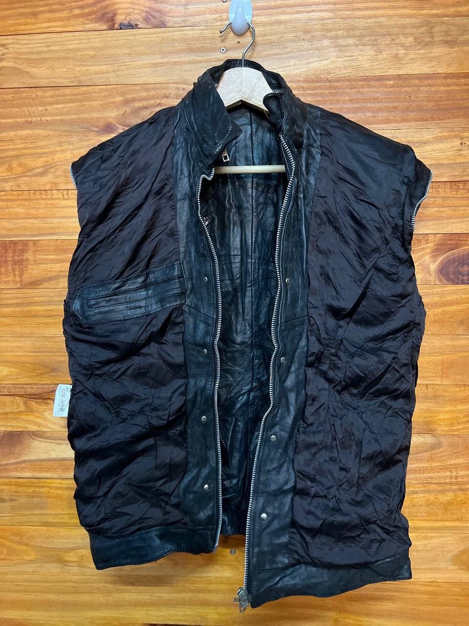 Genuine Leather LEATHER JACKET X SEDITIONERIES PUNK STYLE ZIPPER JACKET Size US S / EU 44-46 / 1 - 10 Thumbnail