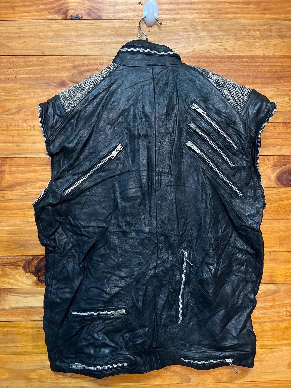 Genuine Leather LEATHER JACKET X SEDITIONERIES PUNK STYLE ZIPPER JACKET Size US S / EU 44-46 / 1 - 9 Thumbnail