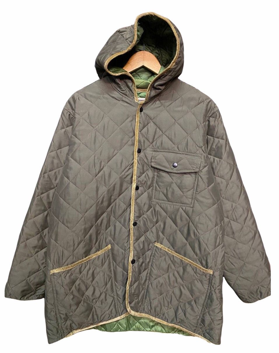 Japanese Brand GLENFALLS HOODED QUILTED JACKET Size US L / EU 52-54 / 3 - 1 Thumbnail