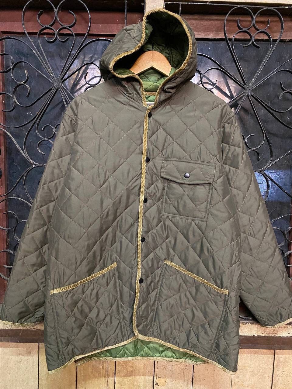 Japanese Brand GLENFALLS HOODED QUILTED JACKET Size US L / EU 52-54 / 3 - 8 Thumbnail