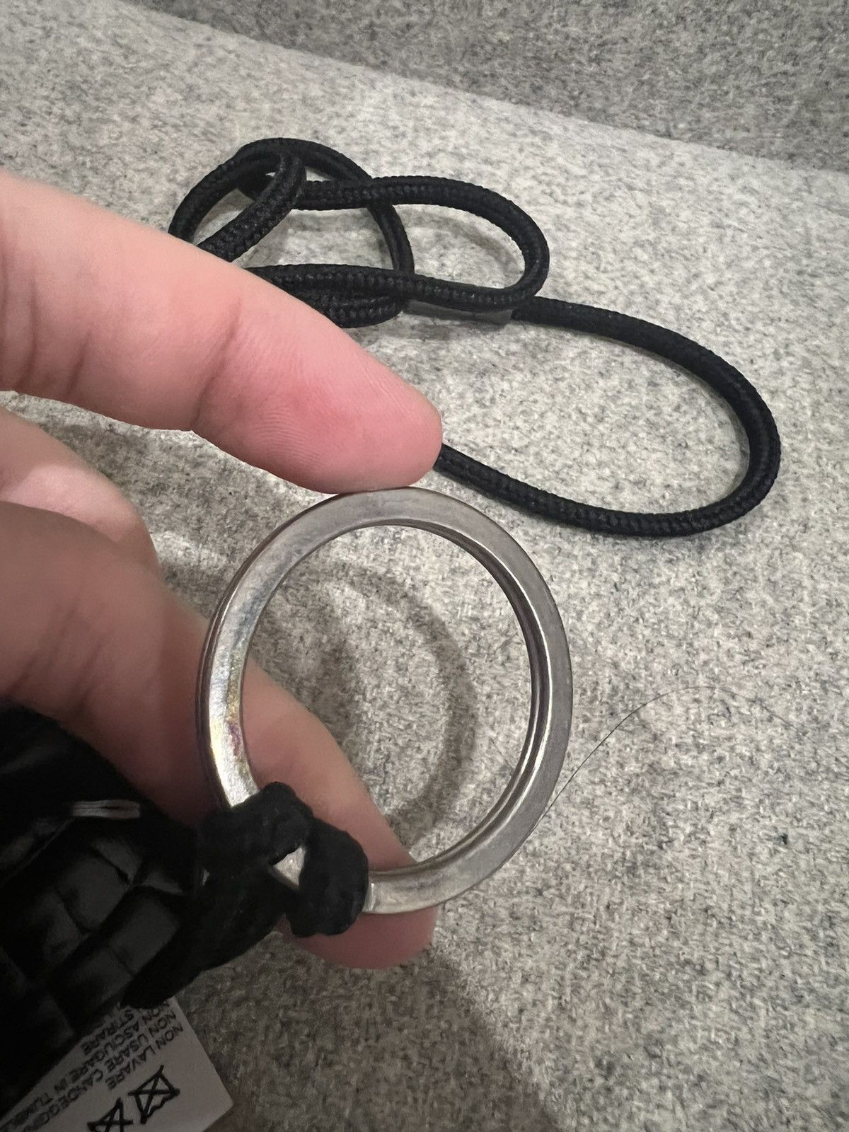 Maison Margiela Black croc lanyard Size ONE SIZE - 3 Thumbnail