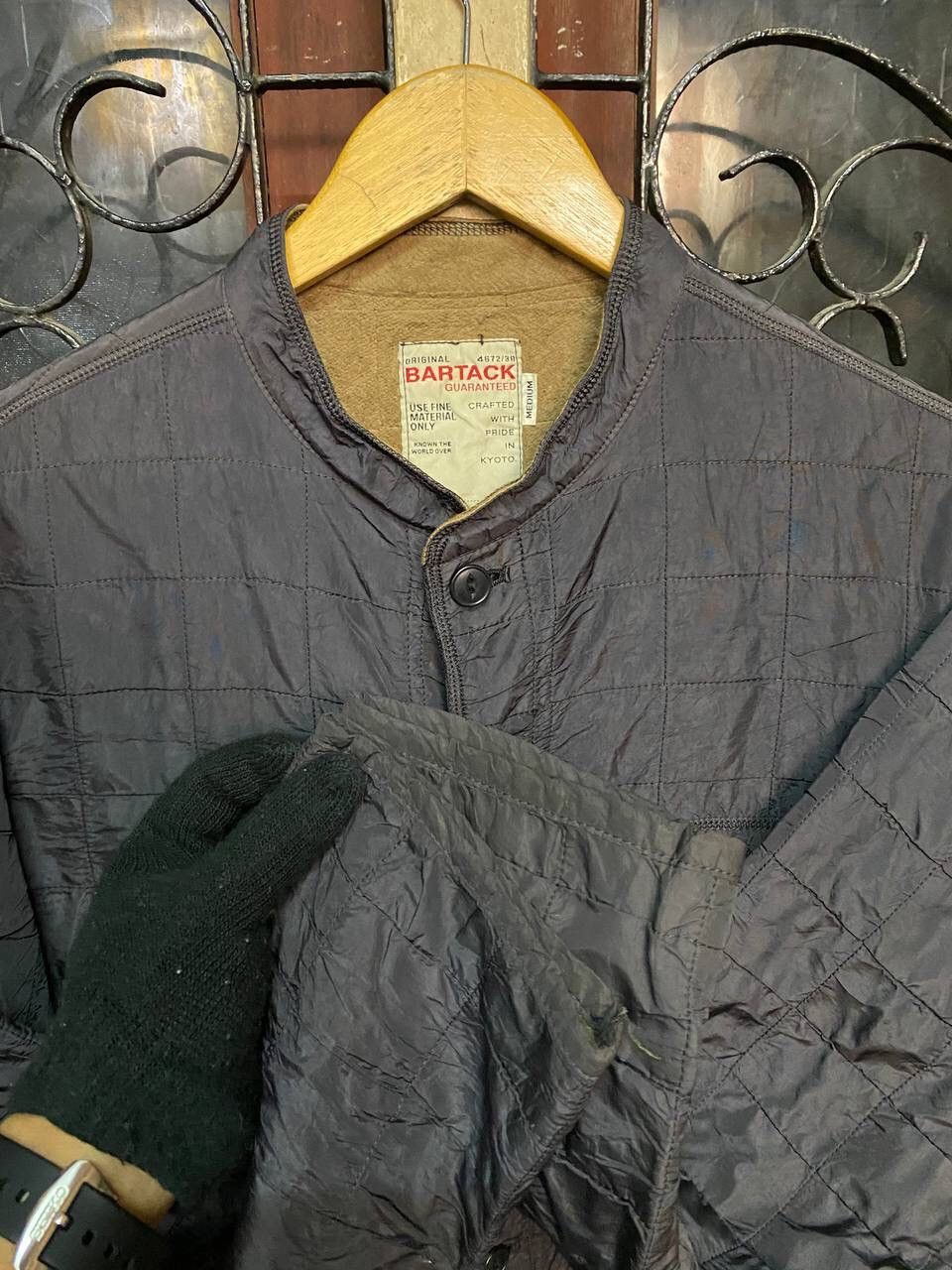 Japanese Brand VINTAGE BARTACK QUILTED JACKET Size US M / EU 48-50 / 2 - 10 Thumbnail
