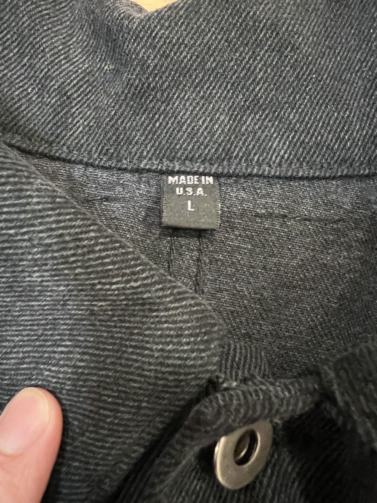 Gianni Mora Sample hand painted denim jacket Size US L / EU 52-54 / 3 - 4 Thumbnail