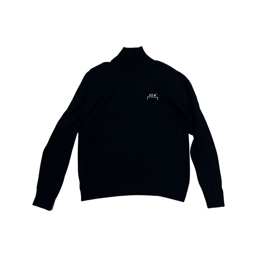 image of A Cold Wall Turtle Neck Sweater in Black, Men's (Size Medium)