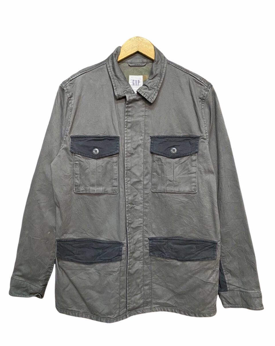 image of Gap Field Jacket in Grey, Men's (Size Small)