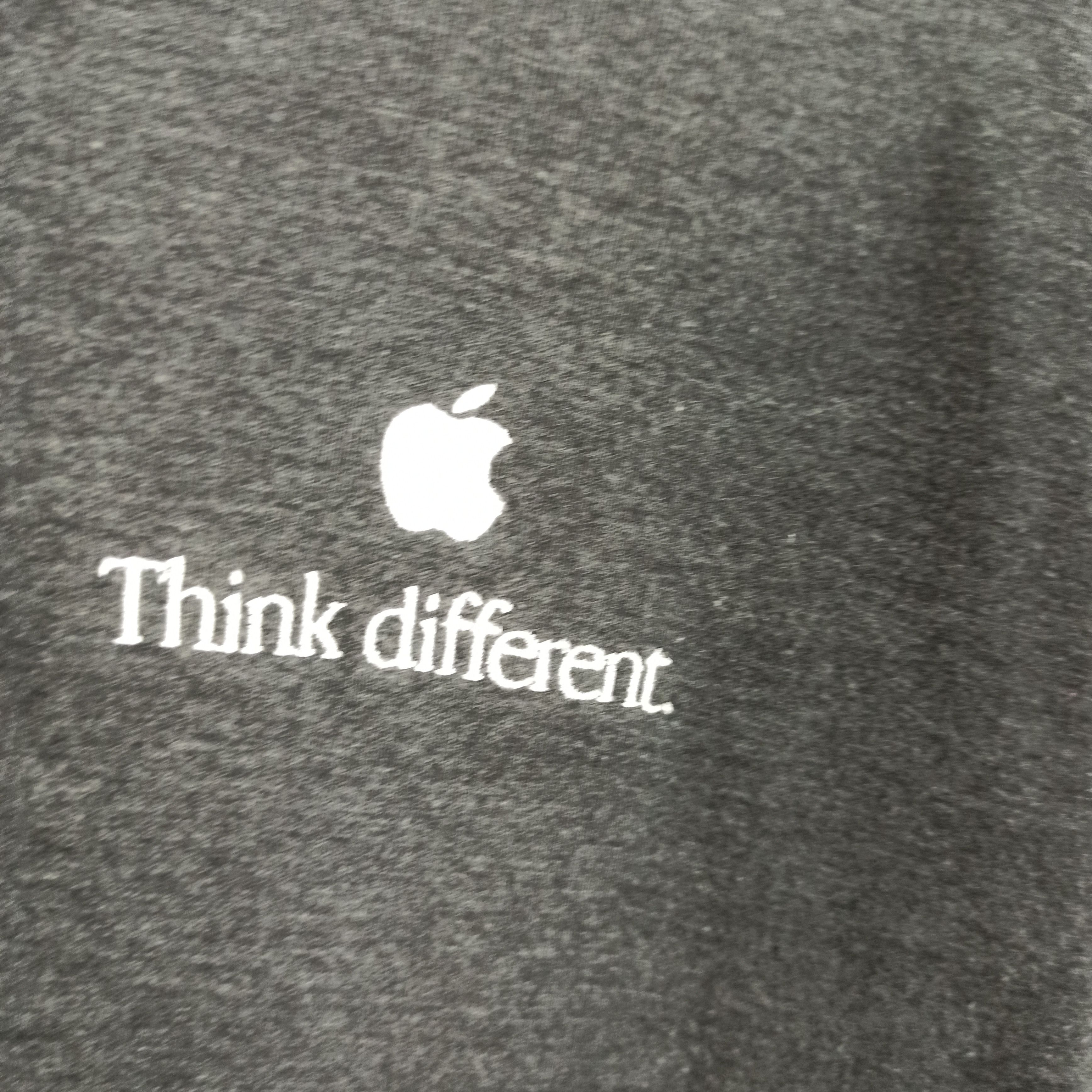Apple Rare APPLE Think Different Promo Tshirt Made in USA Size US S / EU 44-46 / 1 - 4 Thumbnail