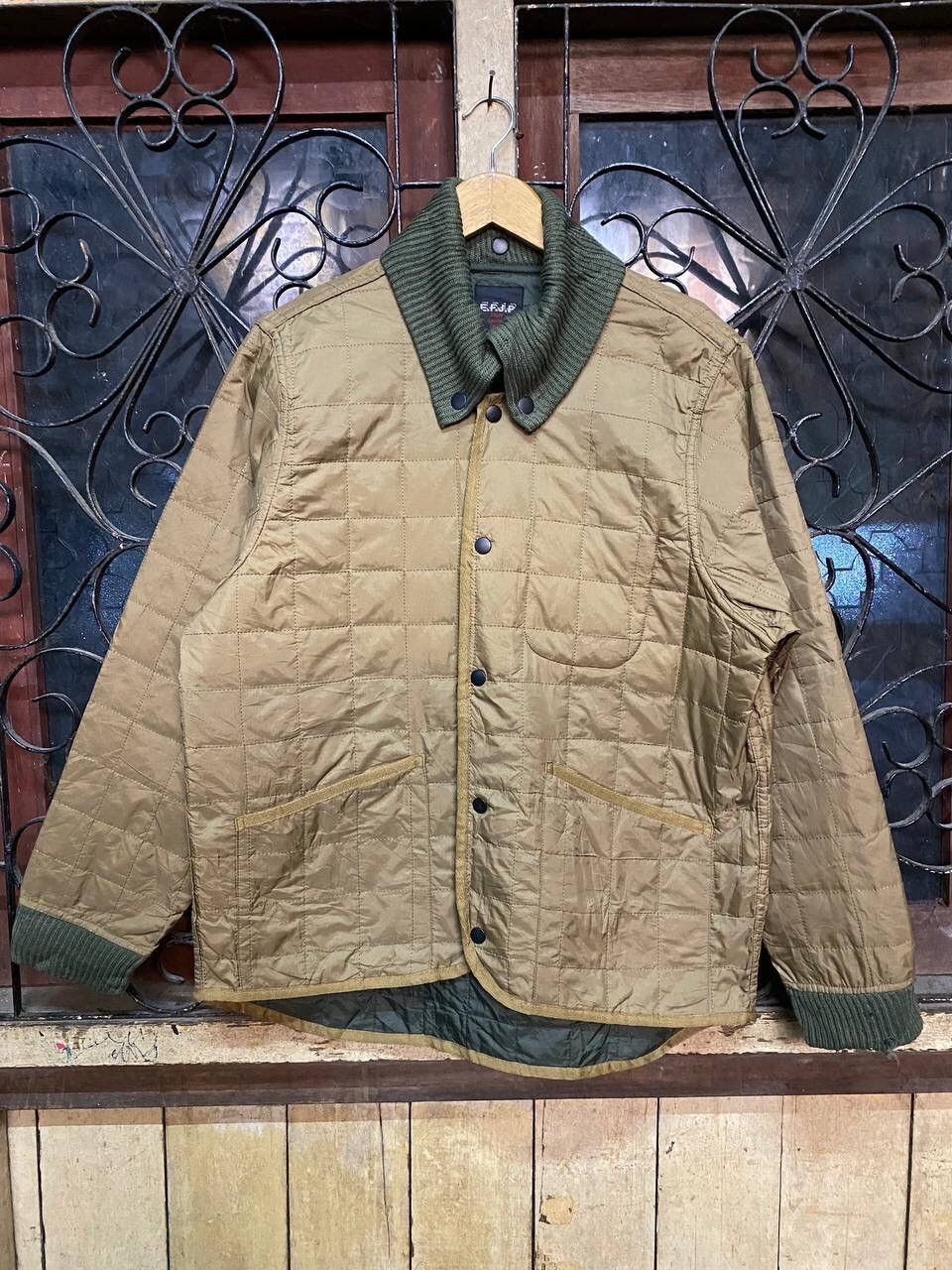 Japanese Brand ENJOY FACTORY JAPAN PRODUCT QUILTED JACKET Size US L / EU 52-54 / 3 - 1 Thumbnail