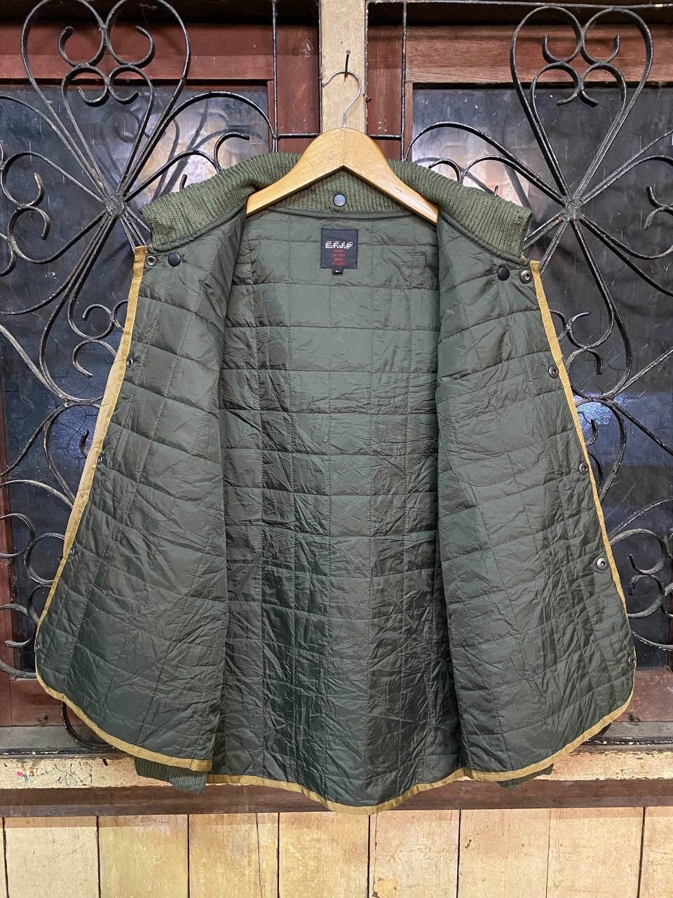 Japanese Brand ENJOY FACTORY JAPAN PRODUCT QUILTED JACKET Size US L / EU 52-54 / 3 - 7 Thumbnail