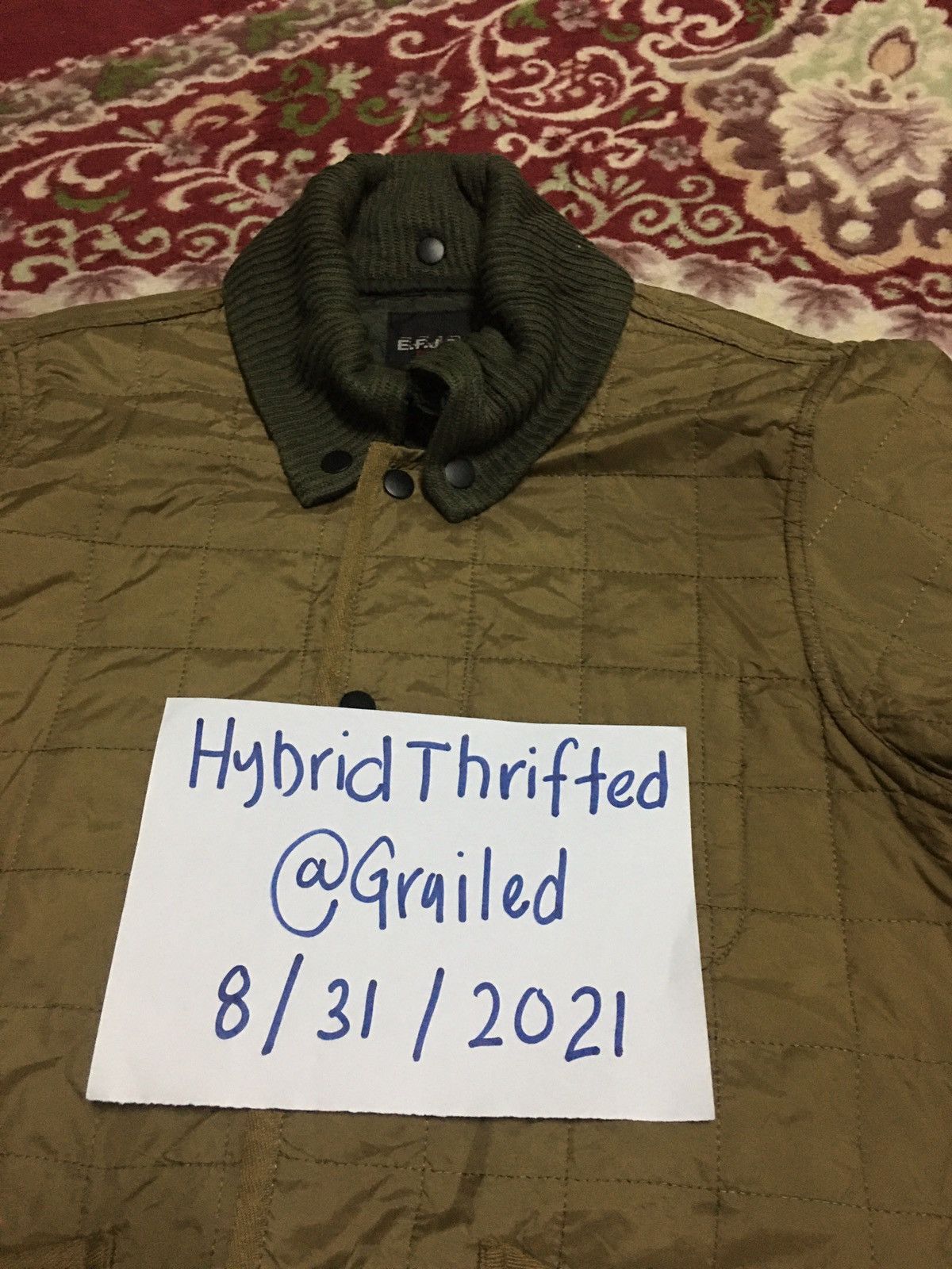Japanese Brand ENJOY FACTORY JAPAN PRODUCT QUILTED JACKET Size US L / EU 52-54 / 3 - 11 Thumbnail