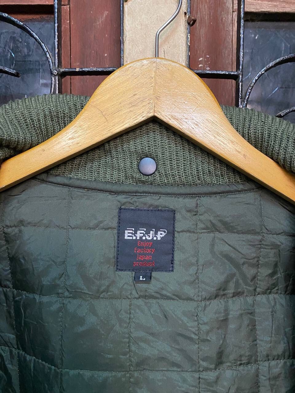 Japanese Brand ENJOY FACTORY JAPAN PRODUCT QUILTED JACKET Size US L / EU 52-54 / 3 - 8 Thumbnail