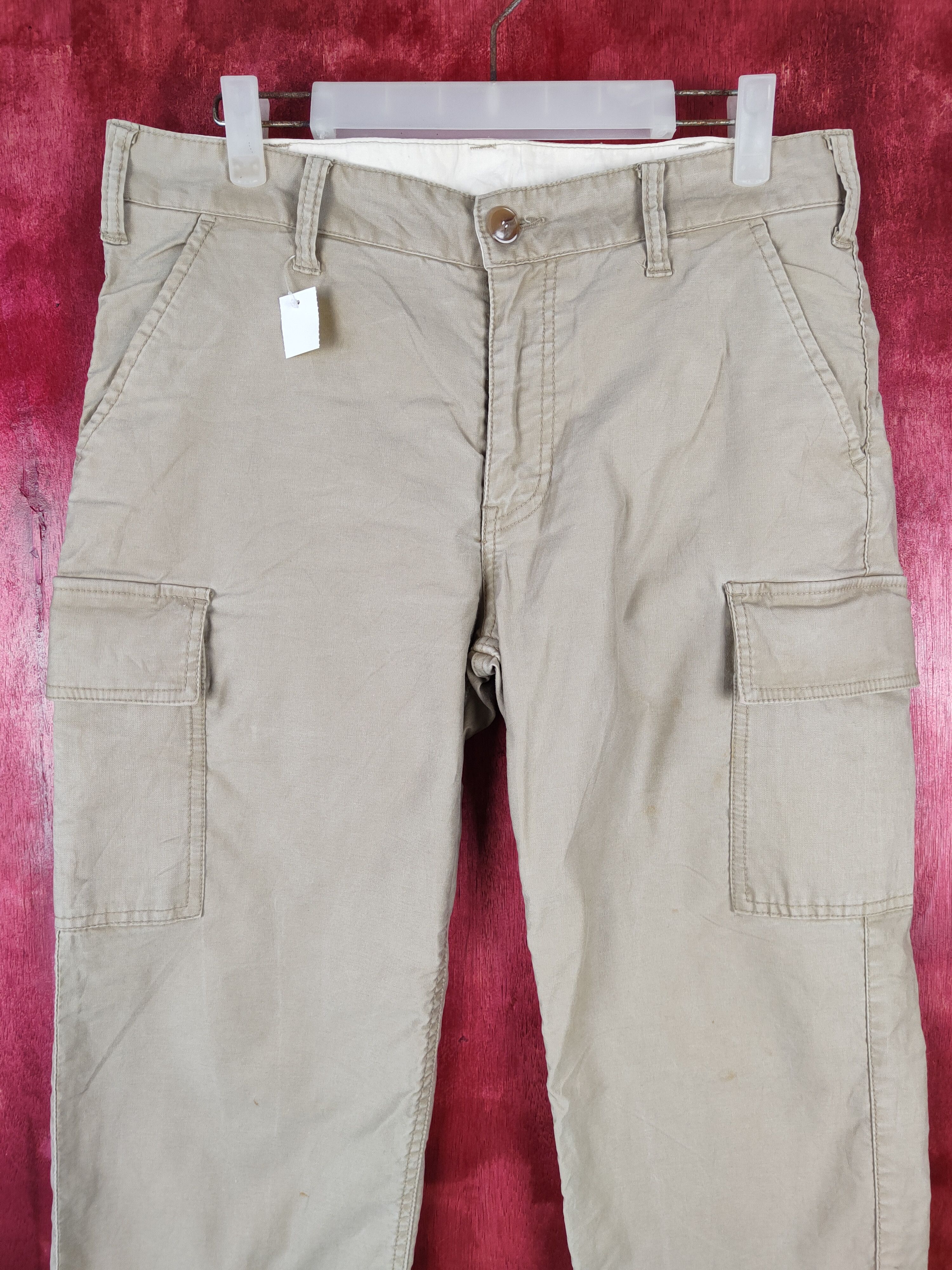 Global Work × Japanese Brand Global Work light brown multi pocket tactical pant #S358 Size US 34 / EU 50 - 2 Thumbnail