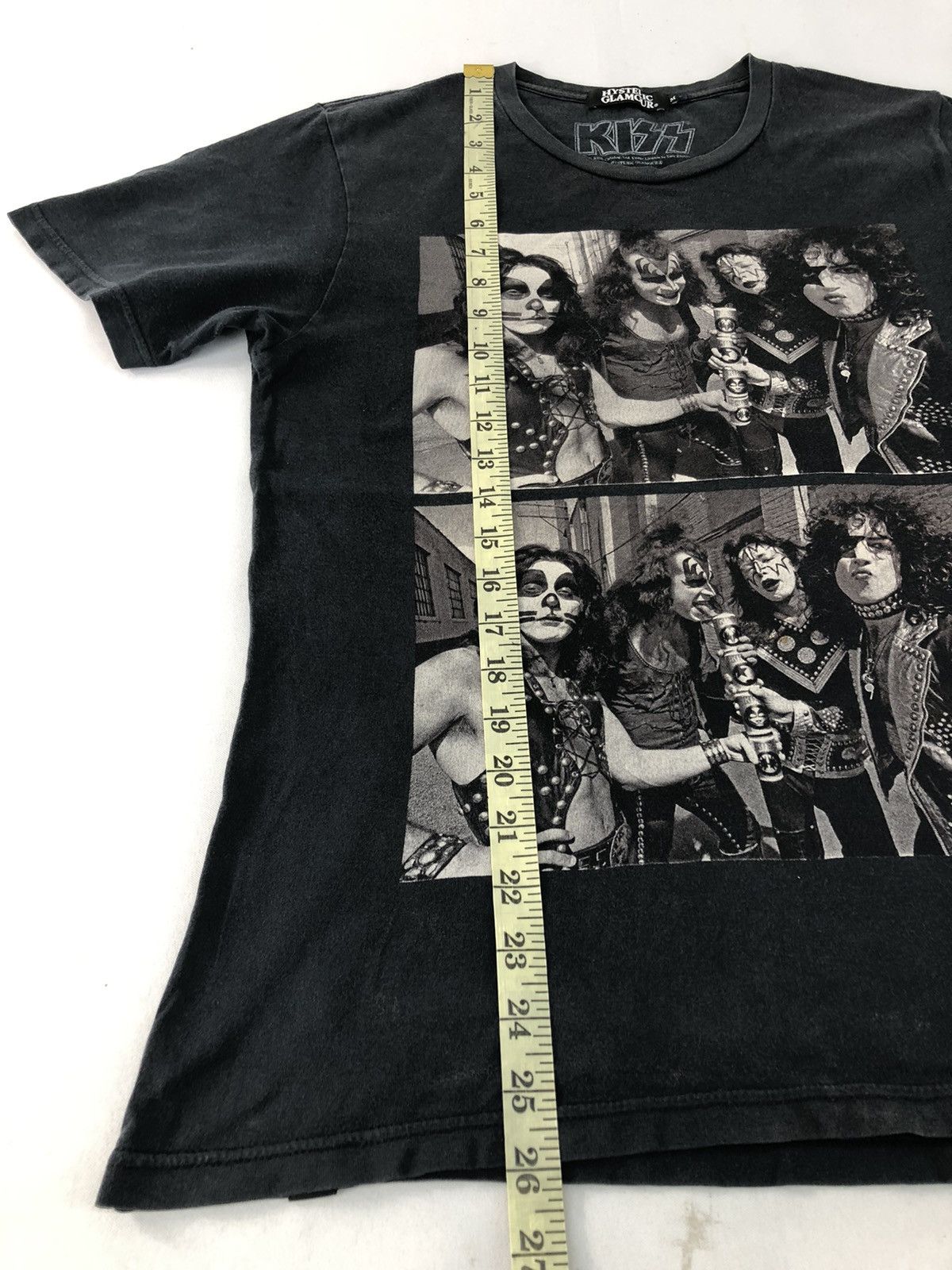 Hysteric Glamour × KISS Rare Kiss Hysteric Glamour Black Diamond Screen Graphic Tee Size US S / EU 44-46 / 1 - 9 Thumbnail