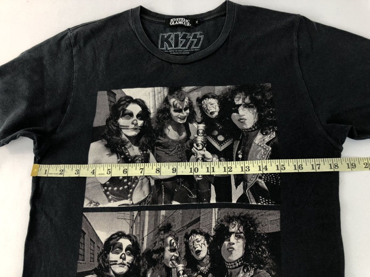 Hysteric Glamour × KISS Rare Kiss Hysteric Glamour Black Diamond Screen Graphic Tee Size US S / EU 44-46 / 1 - 8 Thumbnail