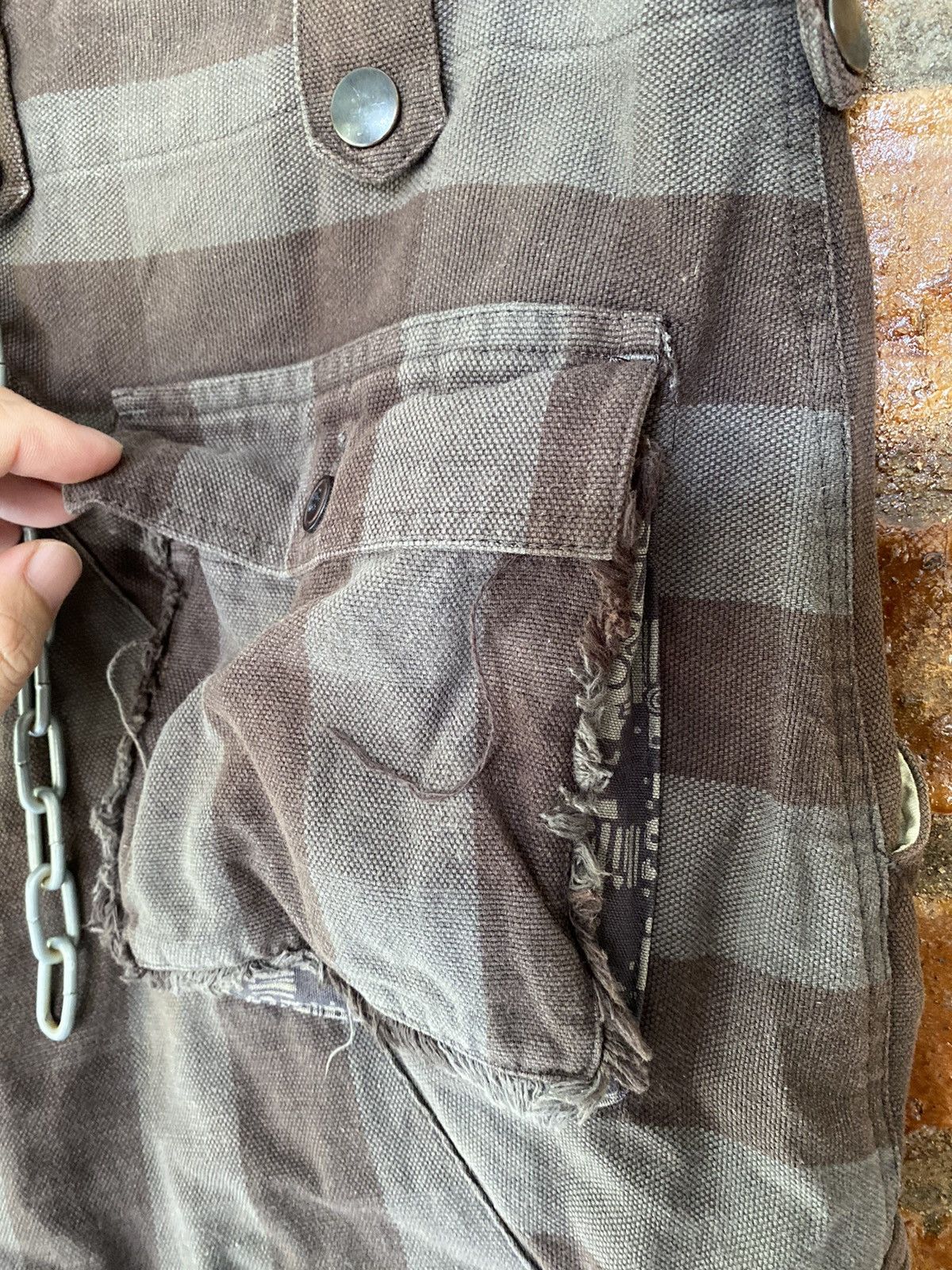 20471120 × Japanese Brand × PHENOMENON 90s Japanese Brand Prisoner border 3D cargos pocket pants Size US 30 / EU 46 - 13 Thumbnail