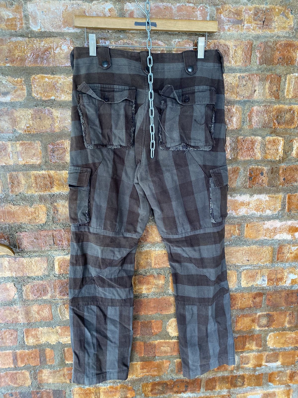 20471120 × Japanese Brand × PHENOMENON 90s Japanese Brand Prisoner border 3D cargos pocket pants Size US 30 / EU 46 - 10 Thumbnail