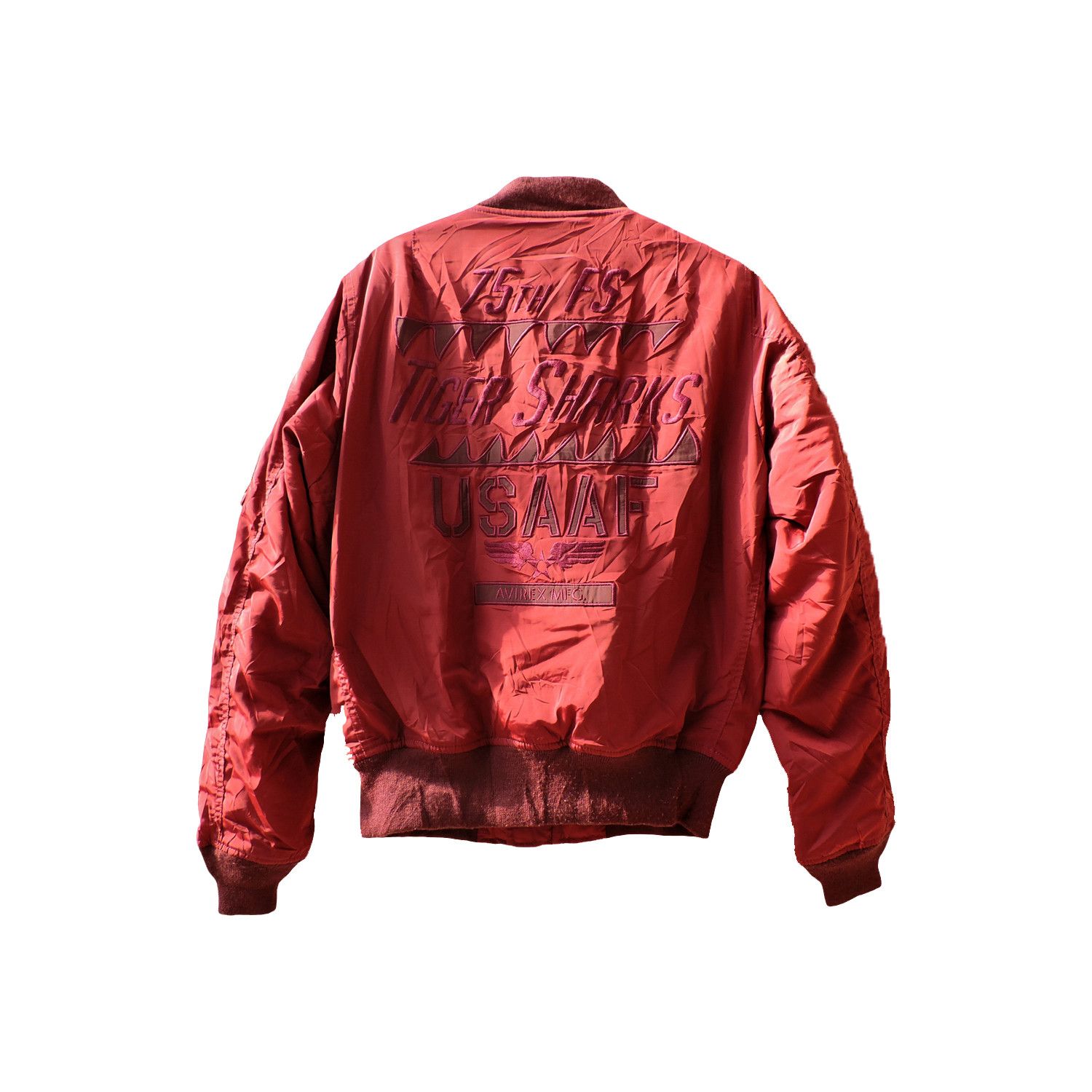 Military Avirex MFG Tiger Sharks USAAF Thermolite Flight Jacket | Grailed