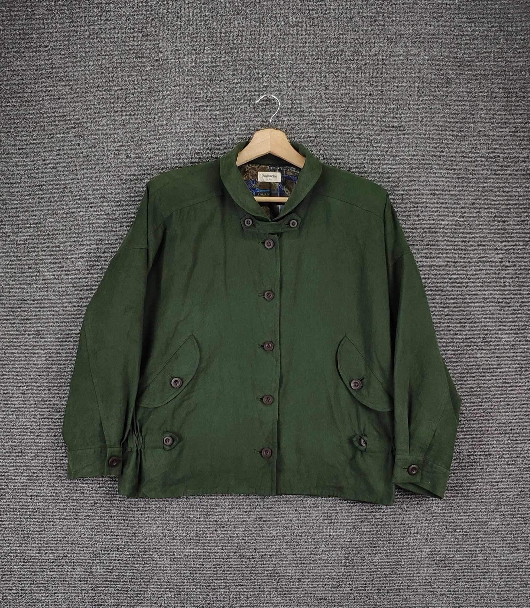 Japanese Brand × Vintage Vintage Wax Jacket Buttons Up by Romache Size US M / EU 48-50 / 2 - 1 Thumbnail
