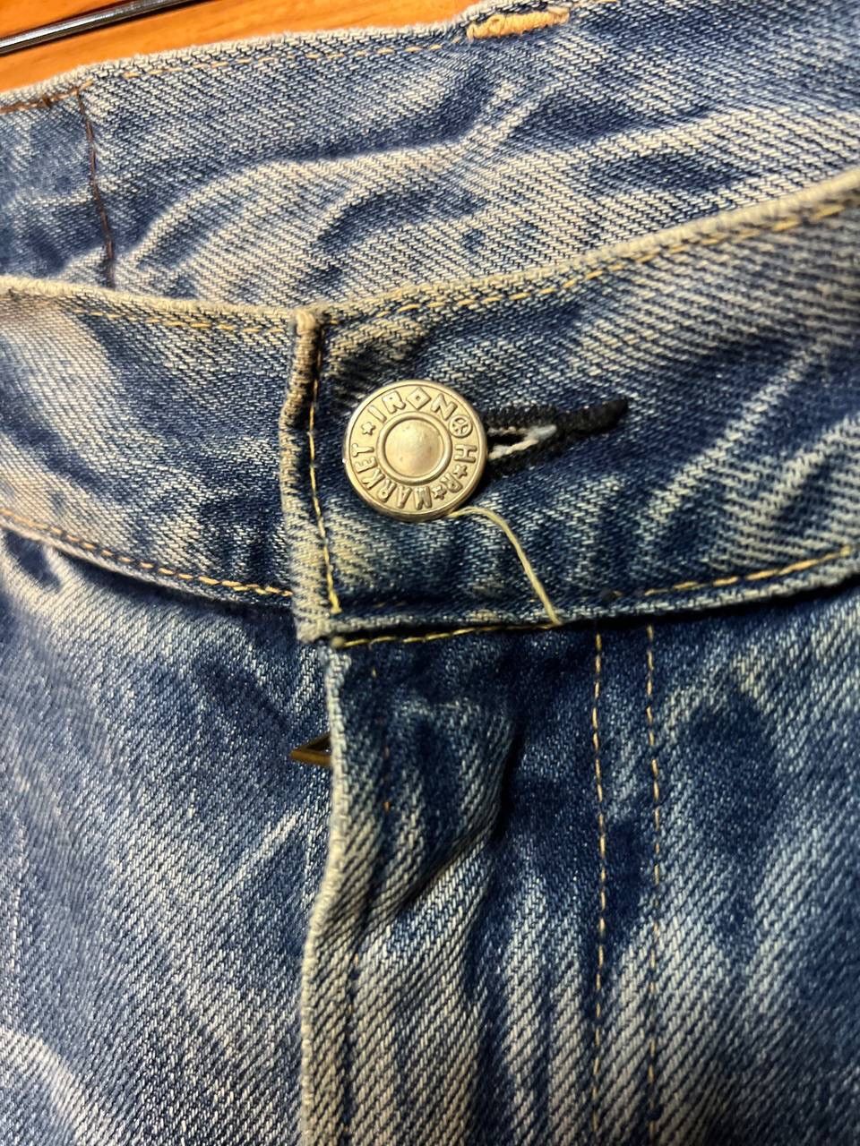 Blue Blue Japan VINTAGE BLUE BLUE JAPAN SLEVEDGE DISTRESS DENIM JEANS Size US 32 / EU 48 - 7 Thumbnail