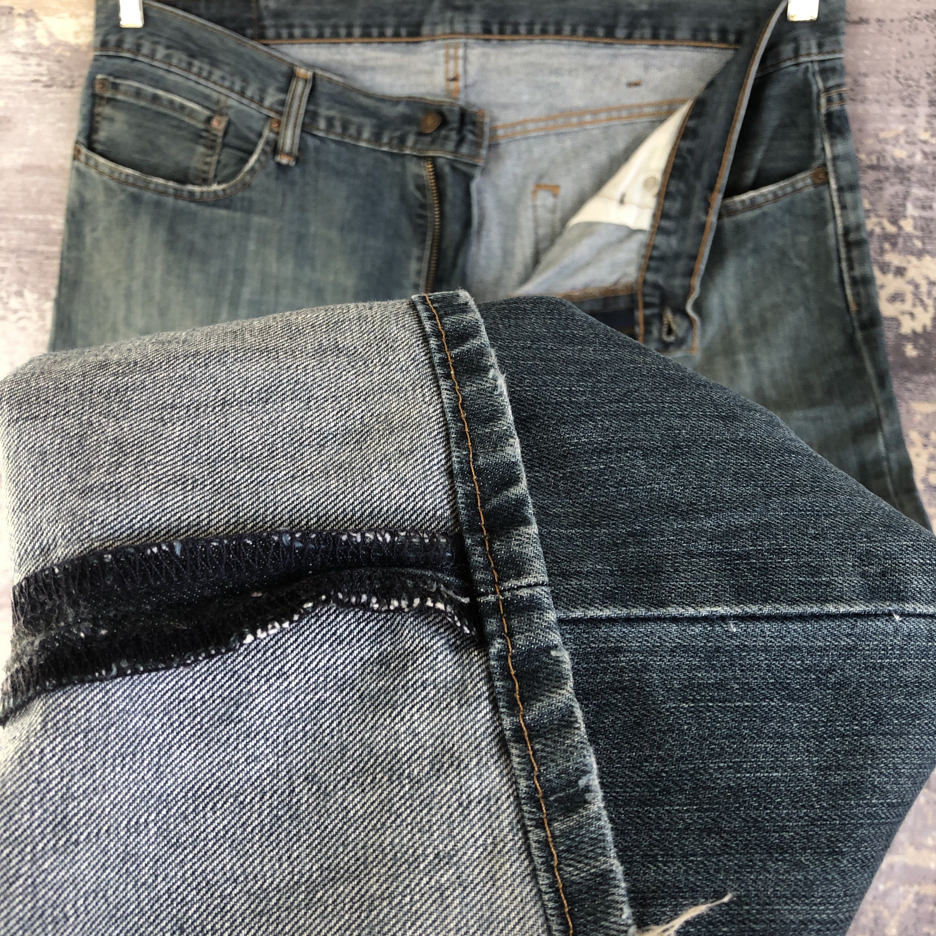 Levi's × Vintage Vintage Levis 559 Jeans Levi's Baggy Stone Wash Denim Size US 40 / EU 56 - 8 Thumbnail