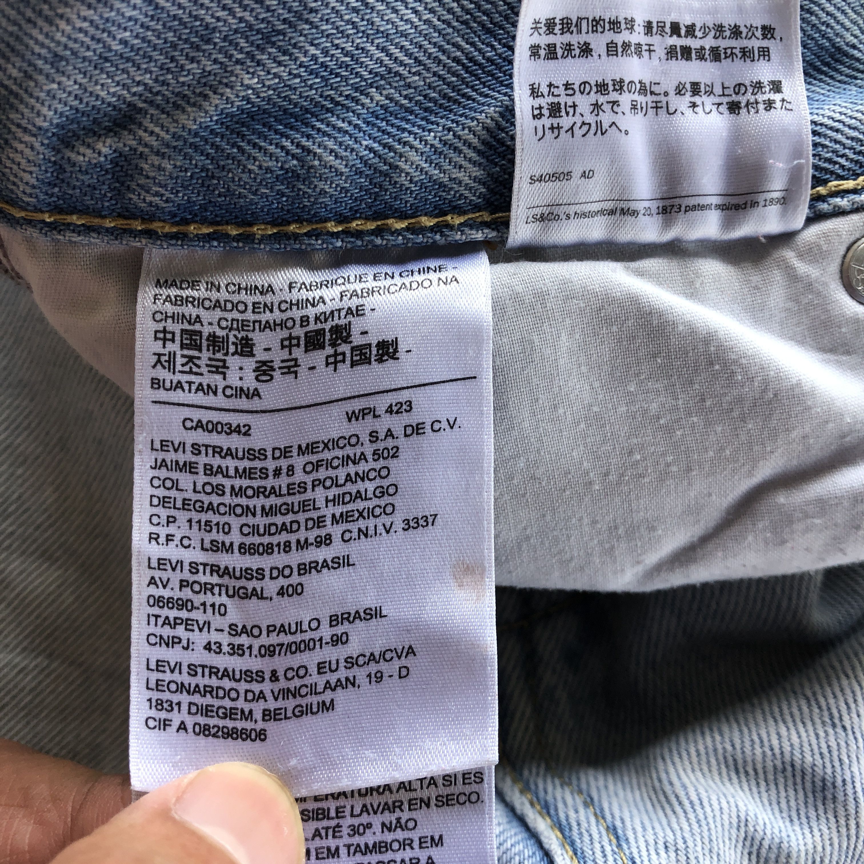 Levi's × Vintage Vintage Levis 567 Faded Jeans Distressed Levis Premium Denim Size 26" / US 2 / IT 38 - 9 Thumbnail