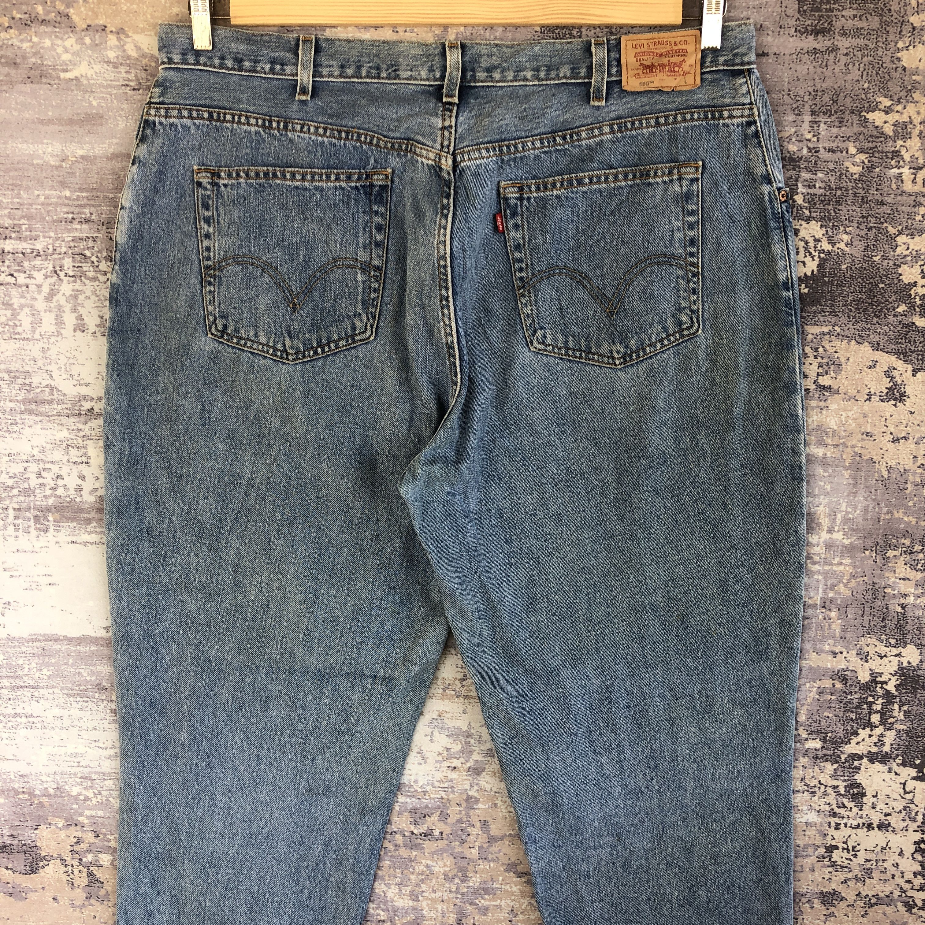 Levi's × Vintage Vintage Levis Jeans Levi's 550 Baggy Tapered Denim Pants Size US 40 / EU 56 - 4 Thumbnail