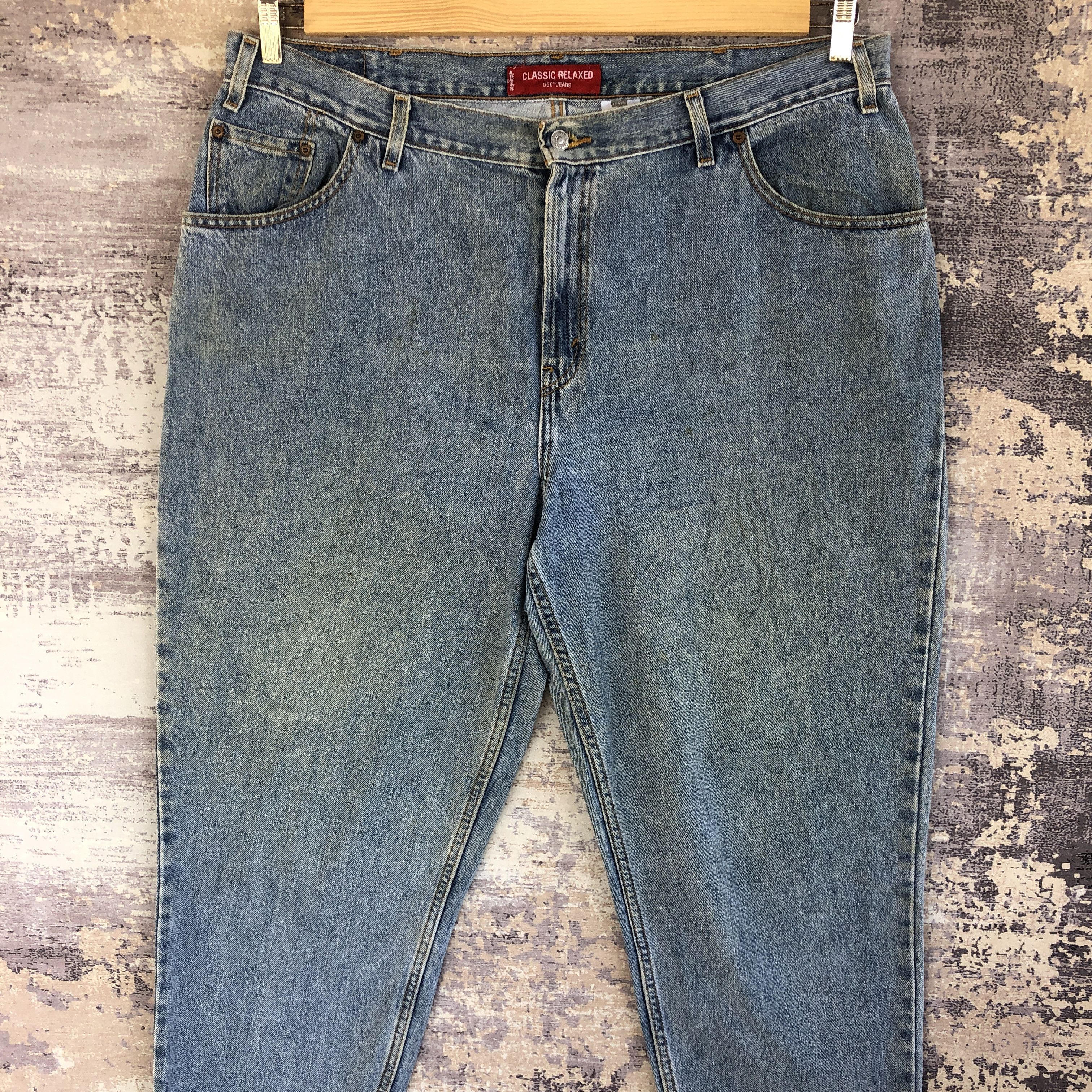 Levi's × Vintage Vintage Levis Jeans Levi's 550 Baggy Tapered Denim Pants Size US 40 / EU 56 - 3 Thumbnail