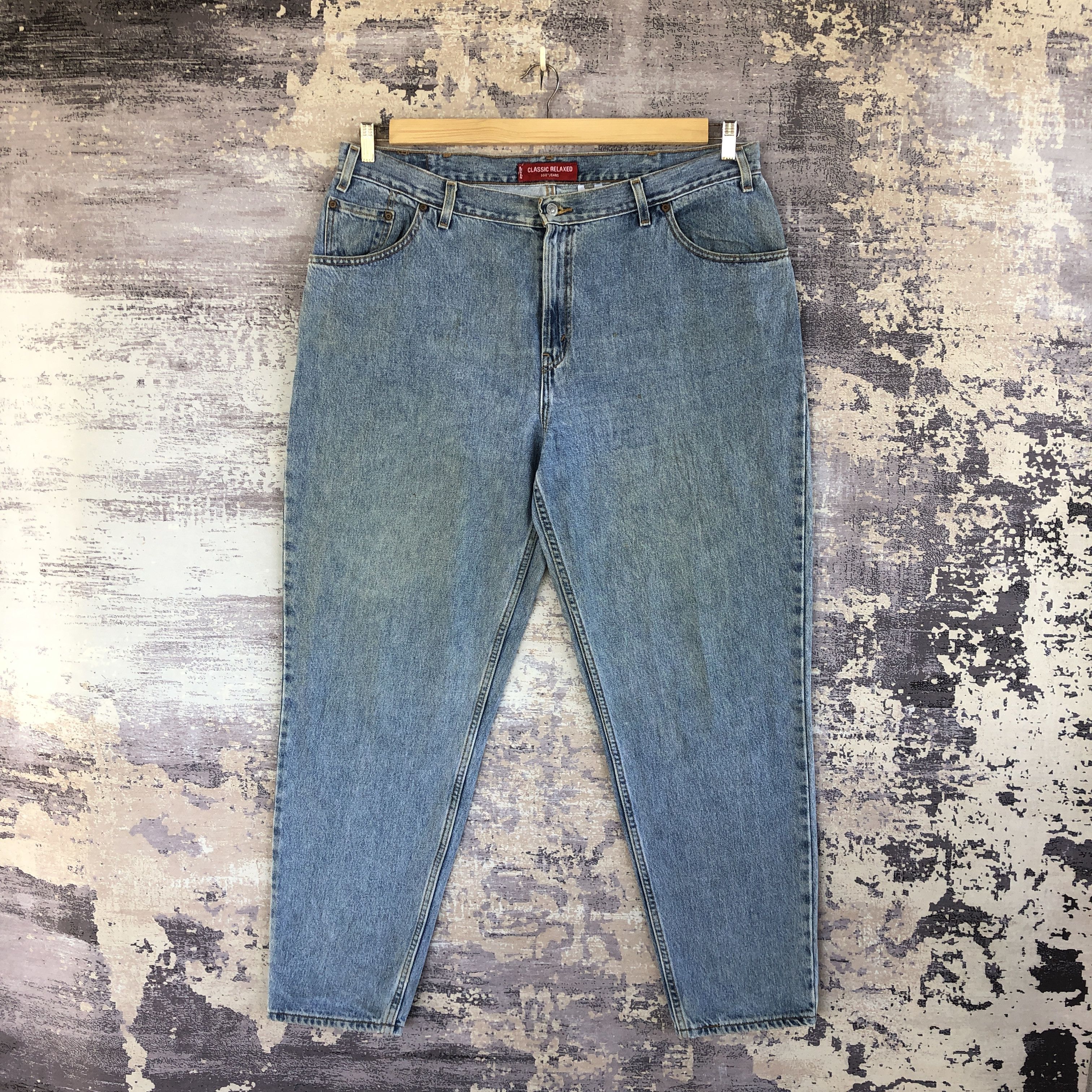 Levi's × Vintage Vintage Levis Jeans Levi's 550 Baggy Tapered Denim Pants Size US 40 / EU 56 - 1 Thumbnail