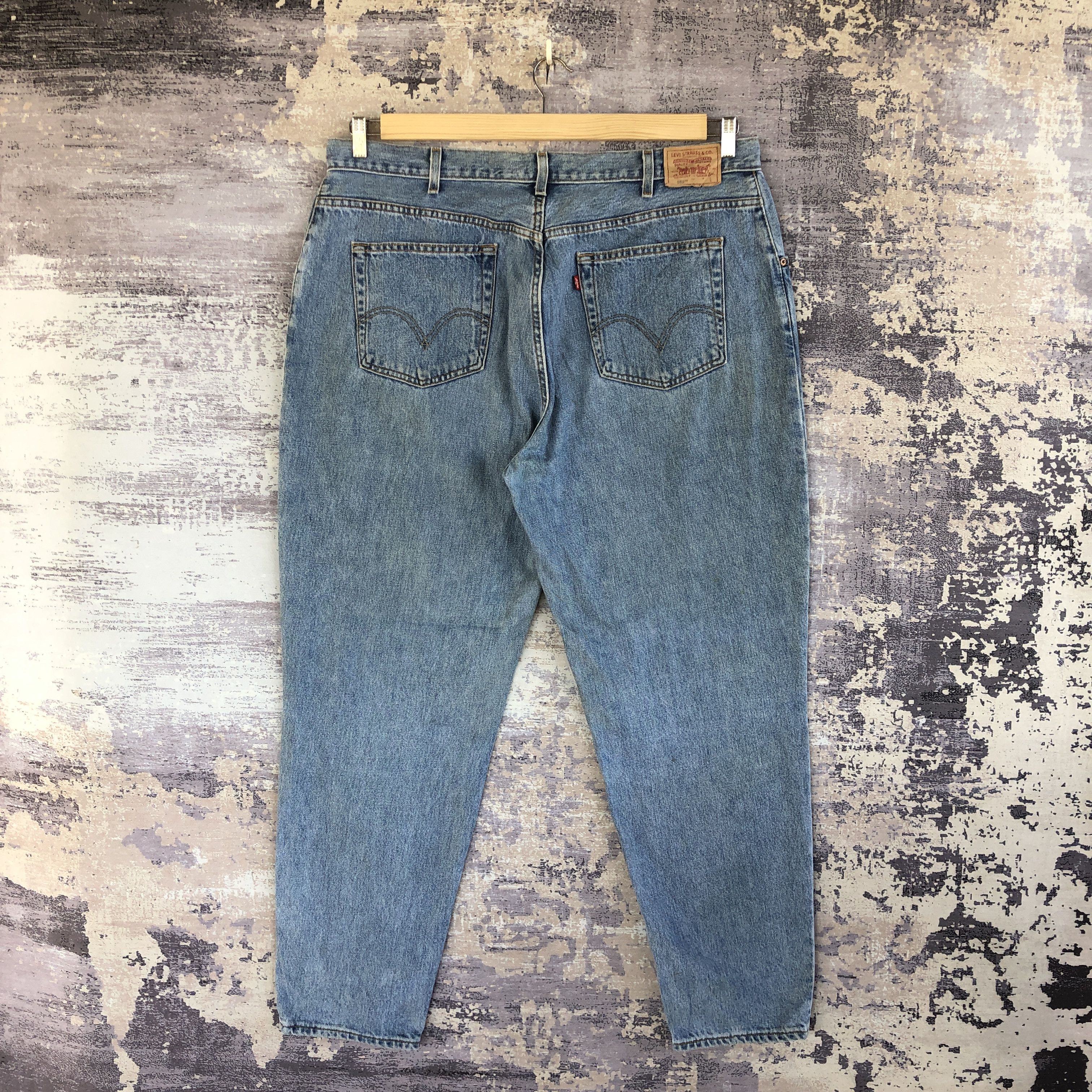 Levi's × Vintage Vintage Levis Jeans Levi's 550 Baggy Tapered Denim Pants Size US 40 / EU 56 - 2 Thumbnail