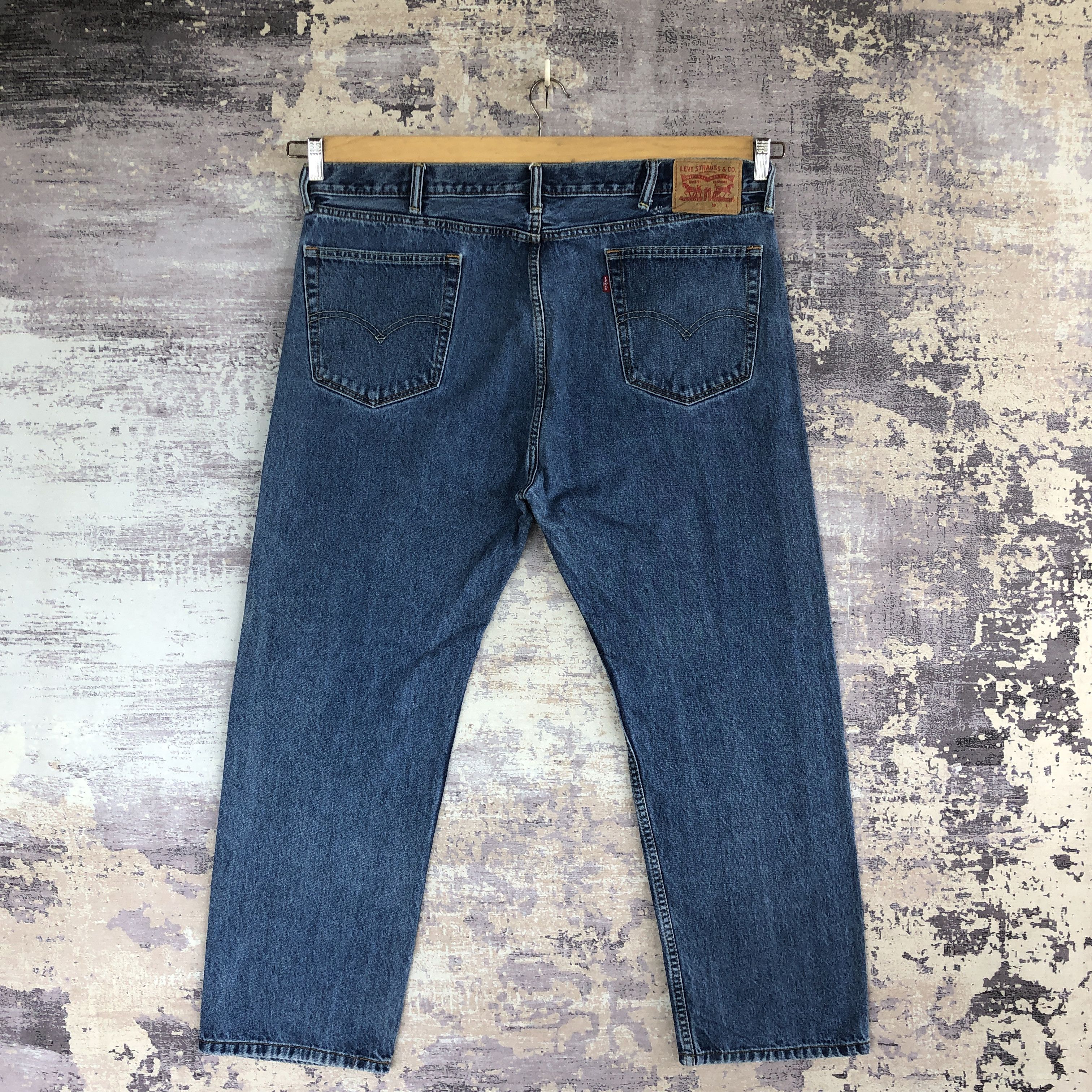 Levi's × Vintage Vintage Y2k Levis 505 Jeans Levi's Stone Wash Faded Denim Size US 42 / EU 58 - 2 Thumbnail